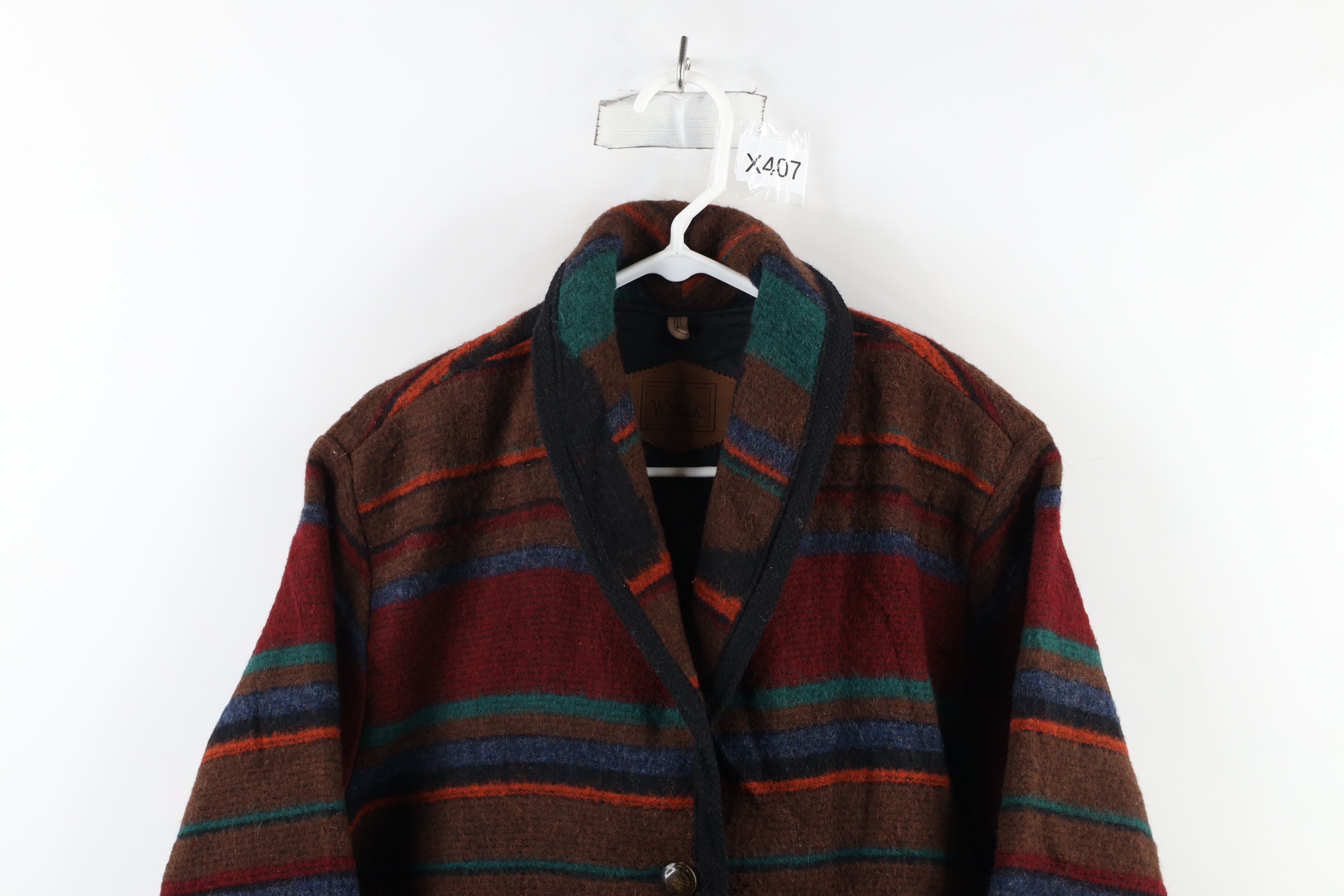 Vintage × Woolrich Woolen Mills Vintage 90s Woolrich Southwestern Wool Blanket Jacket USA Size M / US 6-8 / IT 42-44 - 2 Thumbnail