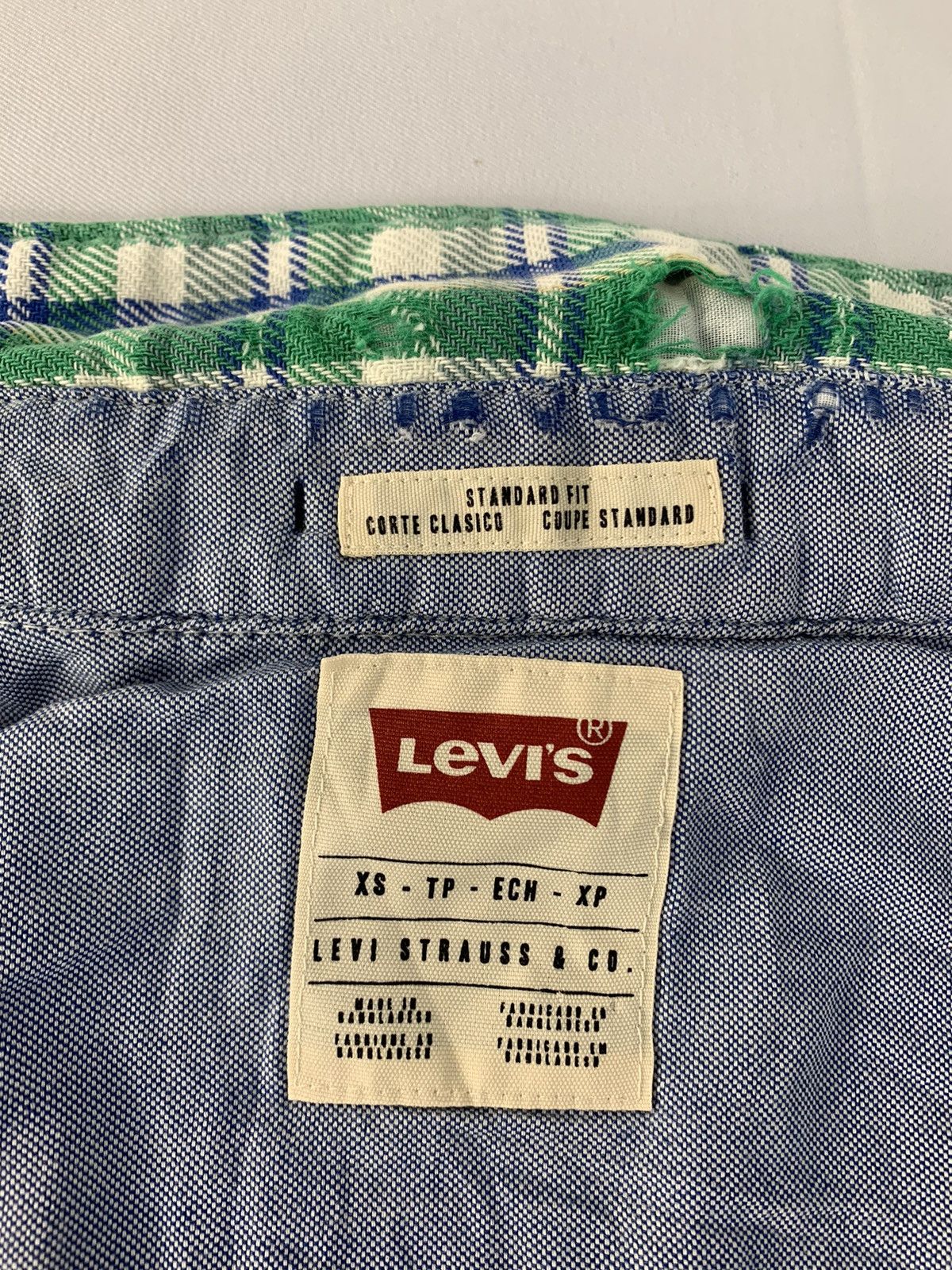Flannel × Levi's Levi’s Strauss Chekered Double Pocket Flannel Button Up Size US XS / EU 42 / 0 - 9 Thumbnail