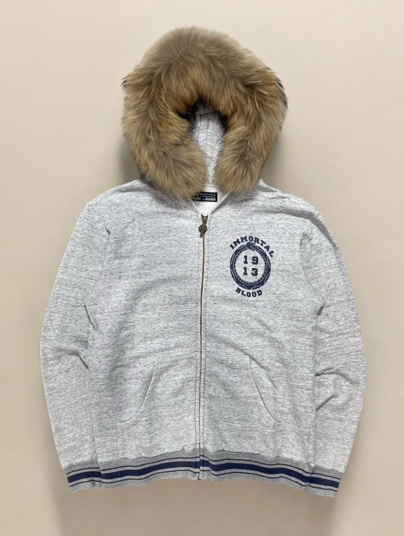 Japanese Brand Immortal Blood LGB If Six Was Nine Style Fur Zip Hoodie Size US M / EU 48-50 / 2 - 1 Thumbnail