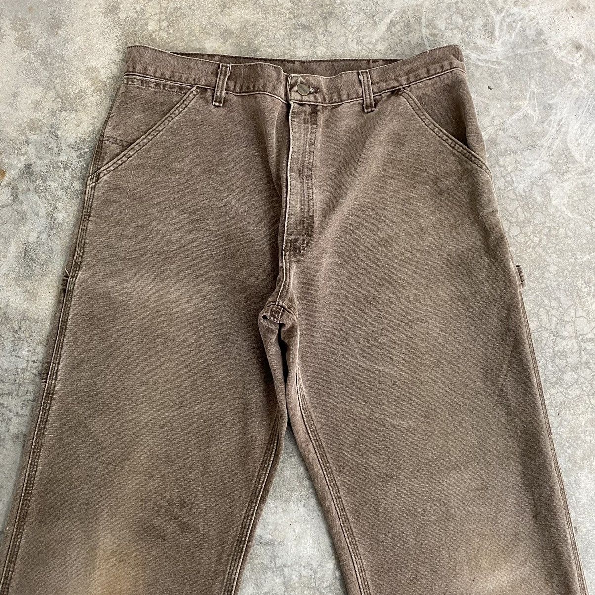 Carhartt Vintage Carhartt Faded Chestnut Dirty Carpenter Work Pants Size US 36 / EU 52 - 4 Thumbnail