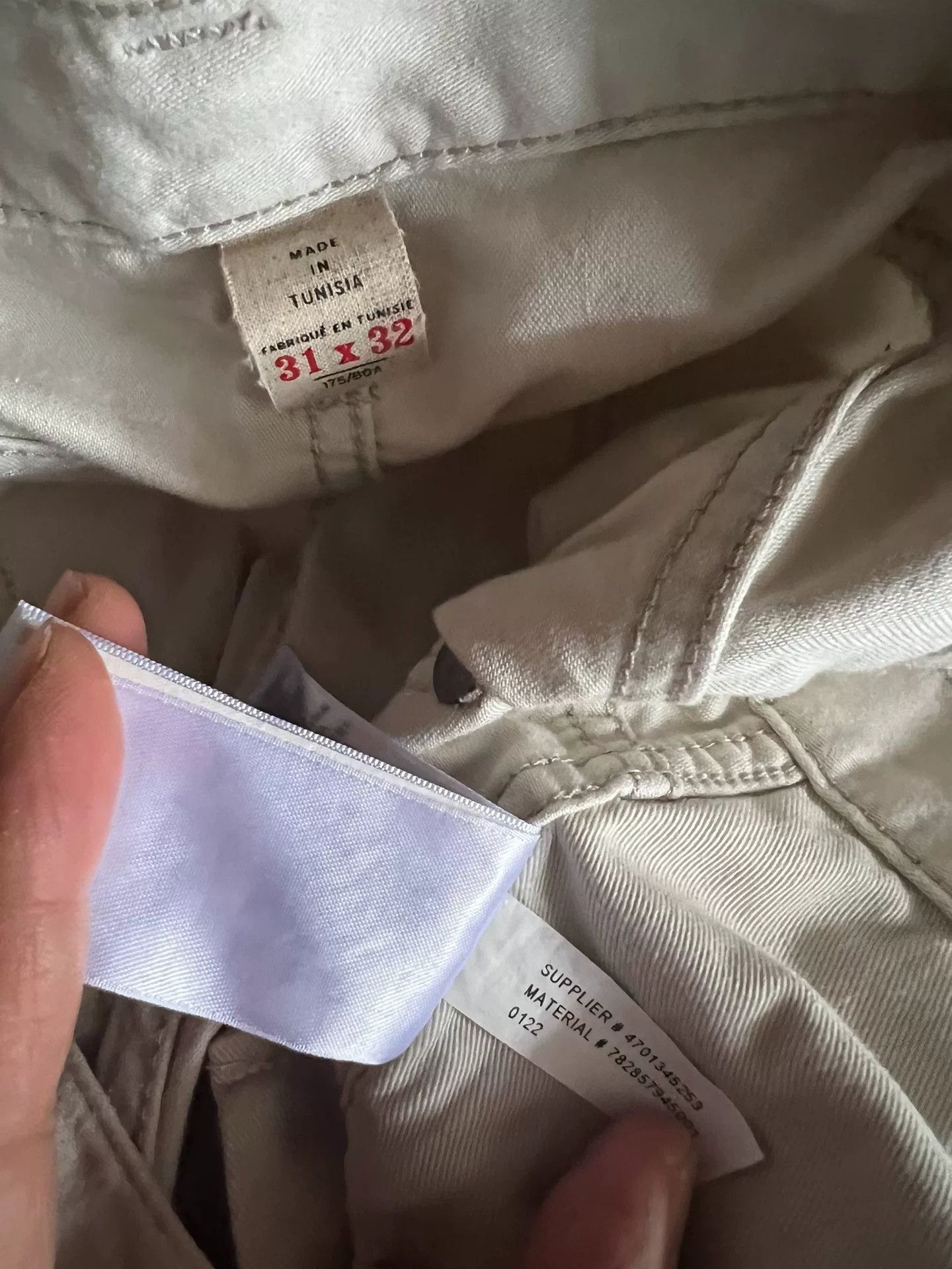 RRL Ralph Lauren RRL Double RL Beige Denim Jeans Size US 31 - 9 Thumbnail
