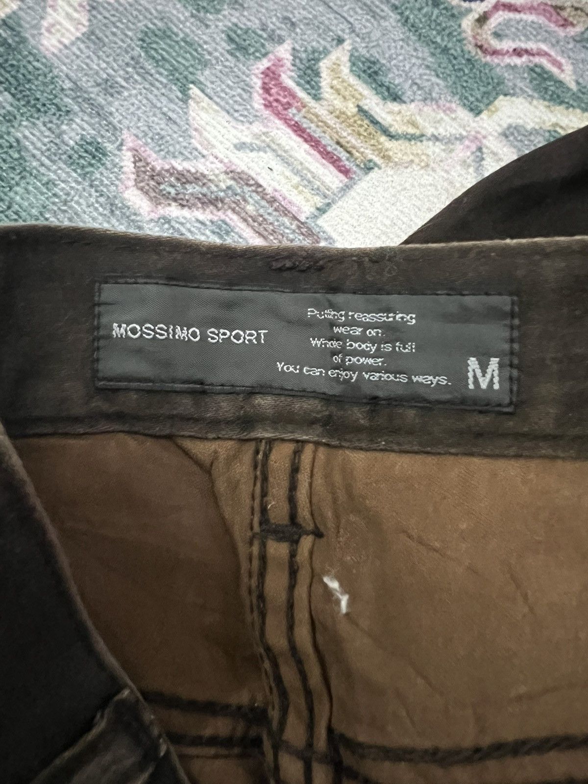 Japanese Brand FLARED💥MOSSIMO SPORT BROWN FADED DISTRESSED COTTON PANT Size US 30 / EU 46 - 7 Thumbnail