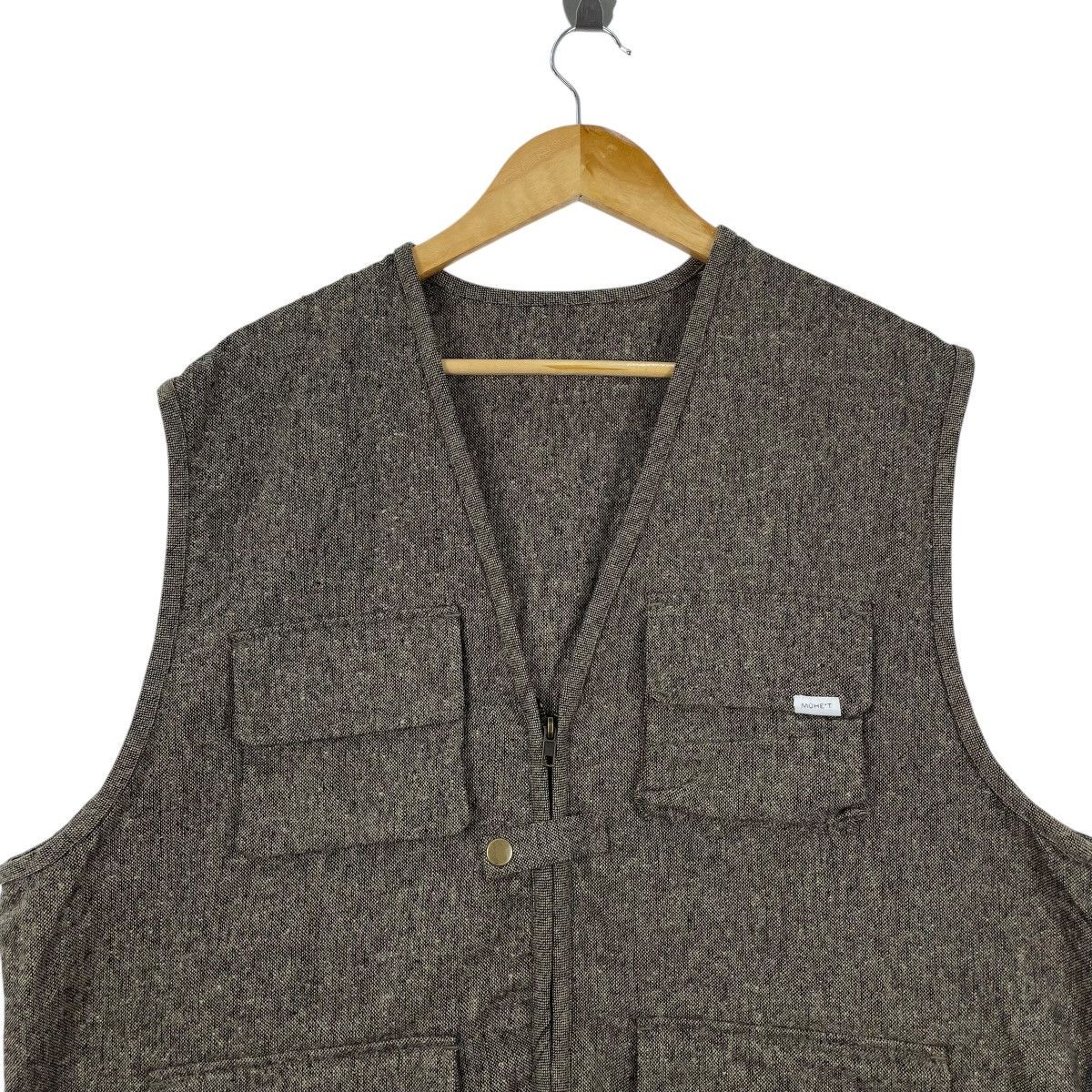 Japanese Brand Vintage MUHET Japan Tactical Zipper Vest Size US L / EU 52-54 / 3 - 3 Thumbnail