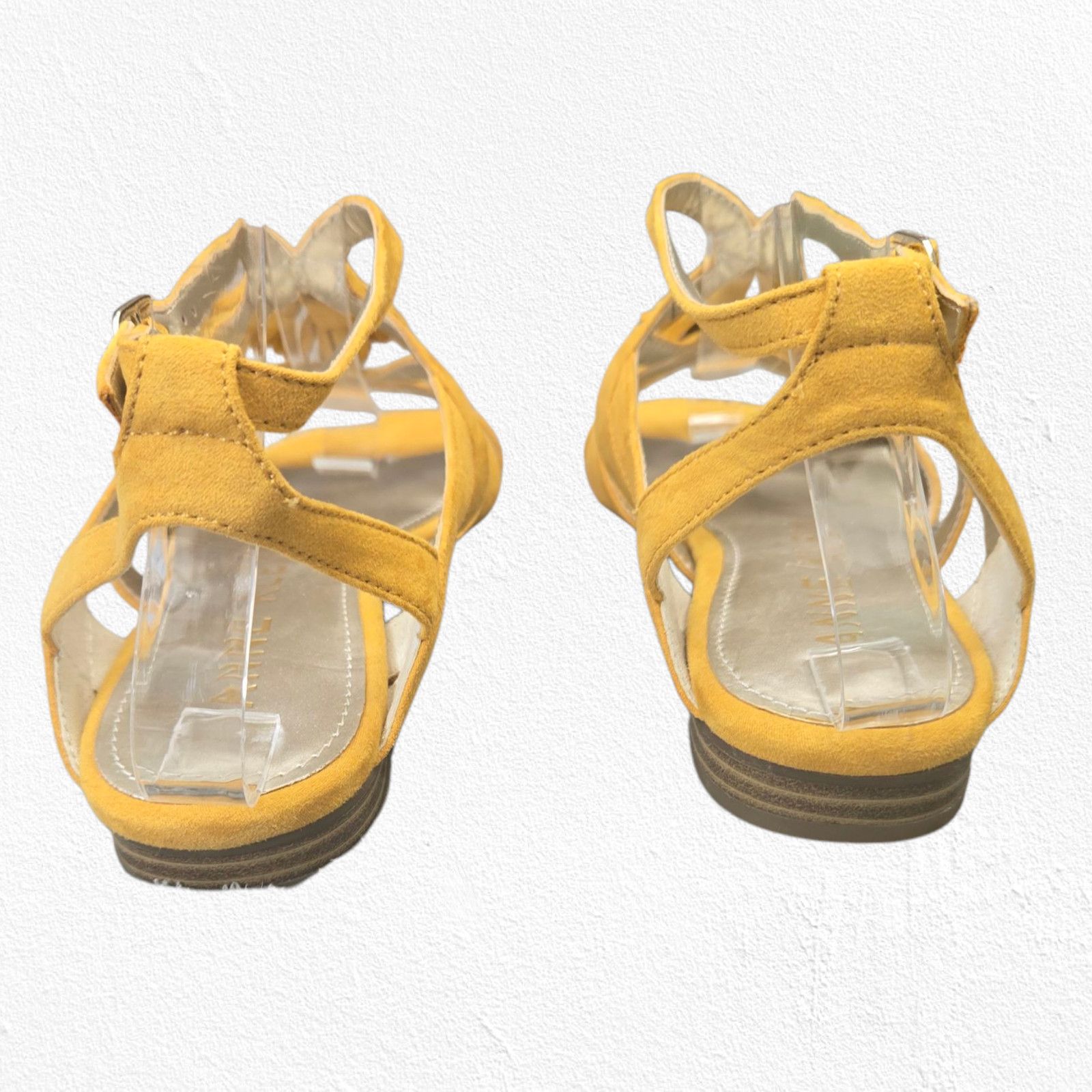 Anne Klein Anne Klein Noreen Yellow Suede Tassel Flat Sandals Size 6 Size US 6 / IT 36 - 6 Thumbnail