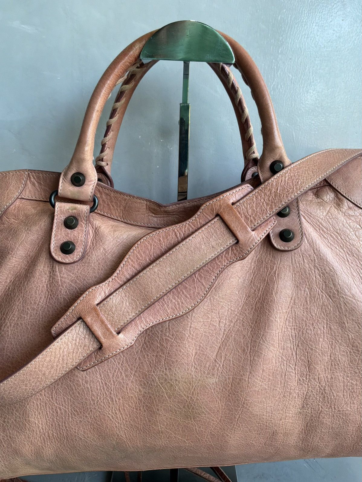 Balenciaga Balenciaga - Classic City - Salmon Pink Lambskin Leather Bag Size ONE SIZE - 17 Thumbnail