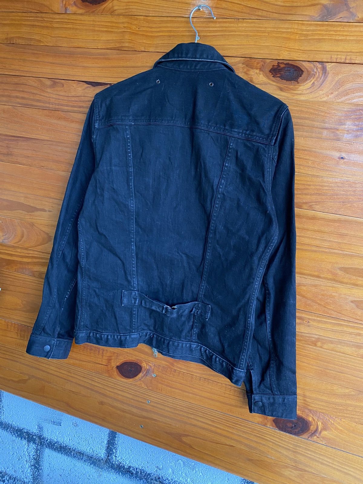 NANO universe Nano Universe × Wrangler Black Denim Jacket Collaboration Size US M / EU 48-50 / 2 - 14 Thumbnail