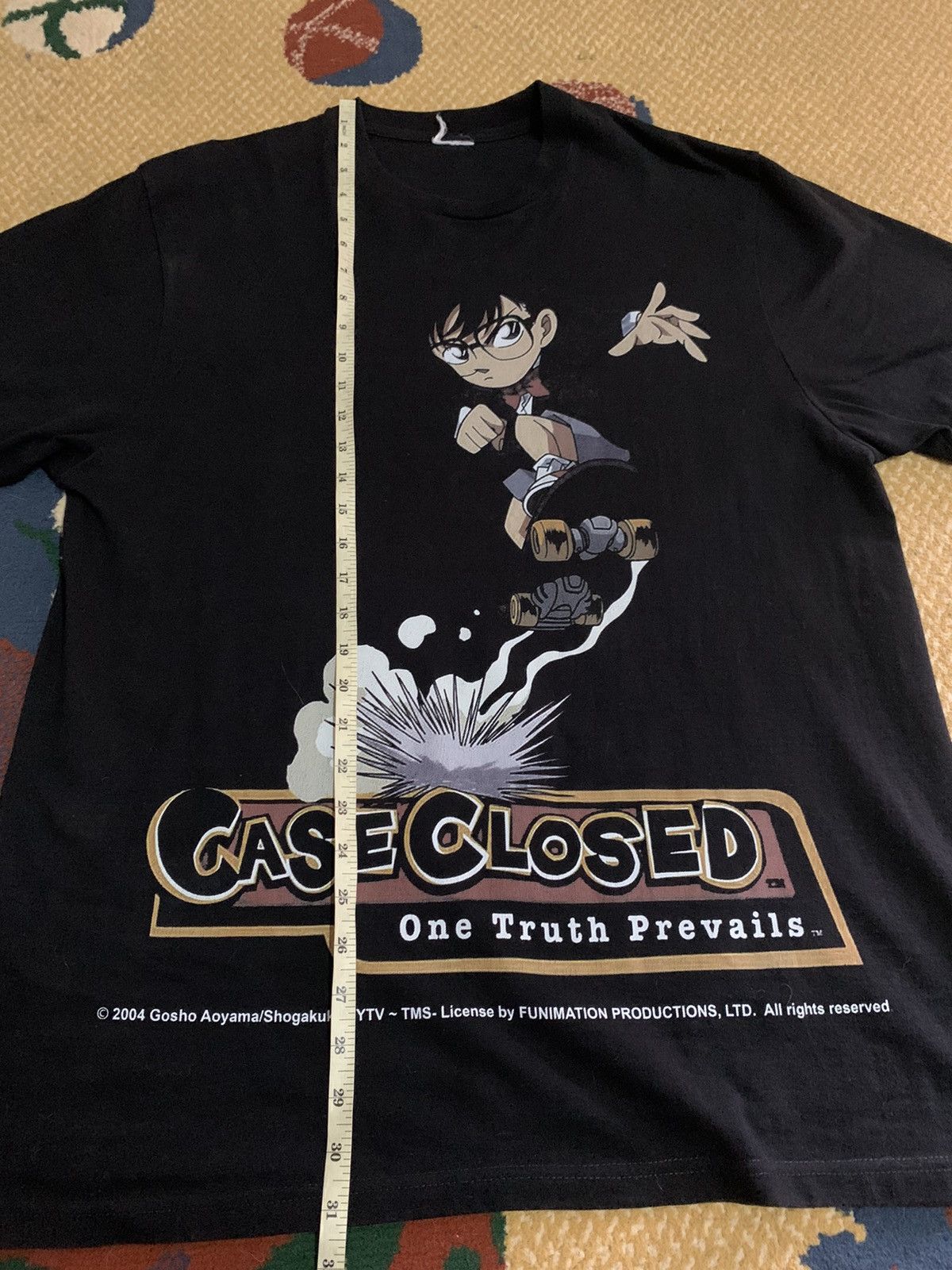 Vintage RARE VINTAGE TEE DETECTIVE CONAN Size US XL / EU 56 / 4 - 4 Thumbnail