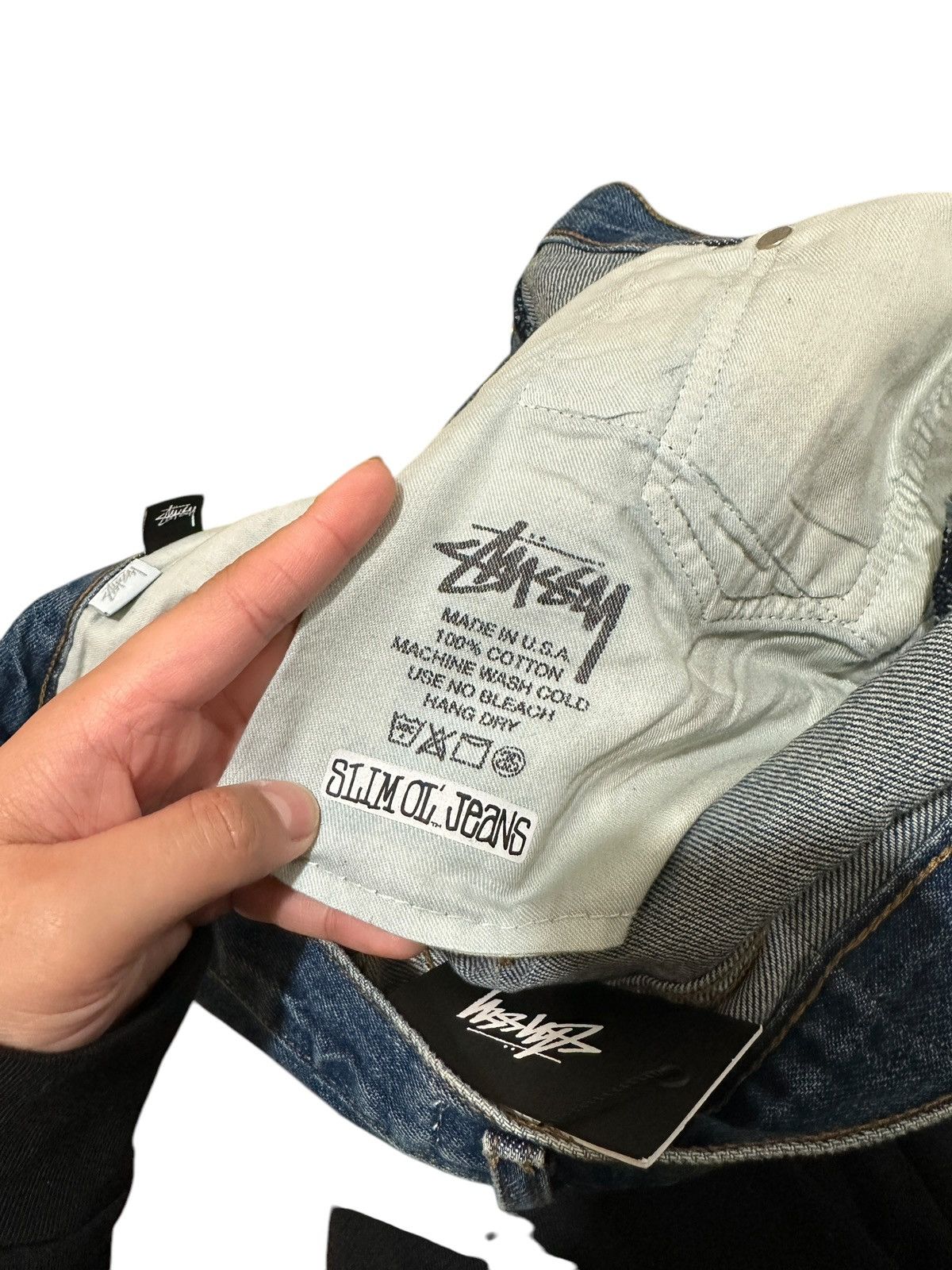 Stussy Stussy Medium Wash Slim Ol' Jean Size US 34 / EU 50 - 7 Thumbnail