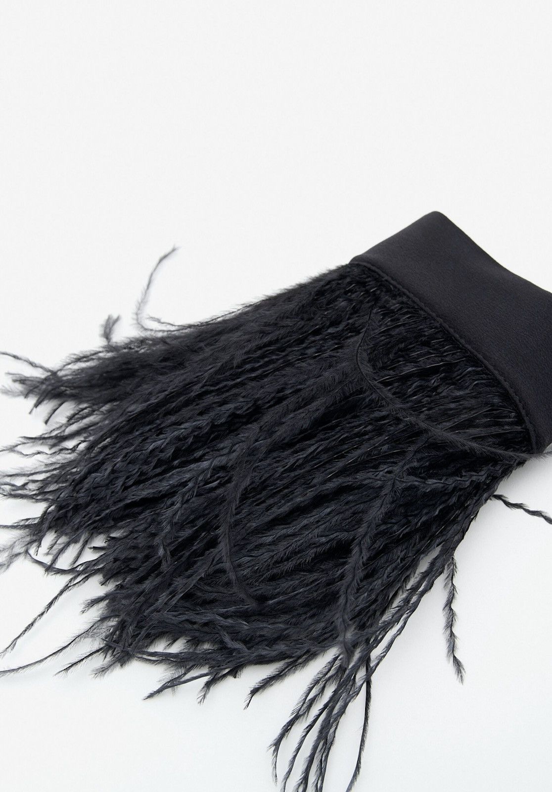 Ann Demeulemeester Ann Demeulemeester Black Silk Sleeves Size ONE SIZE - 3 Thumbnail