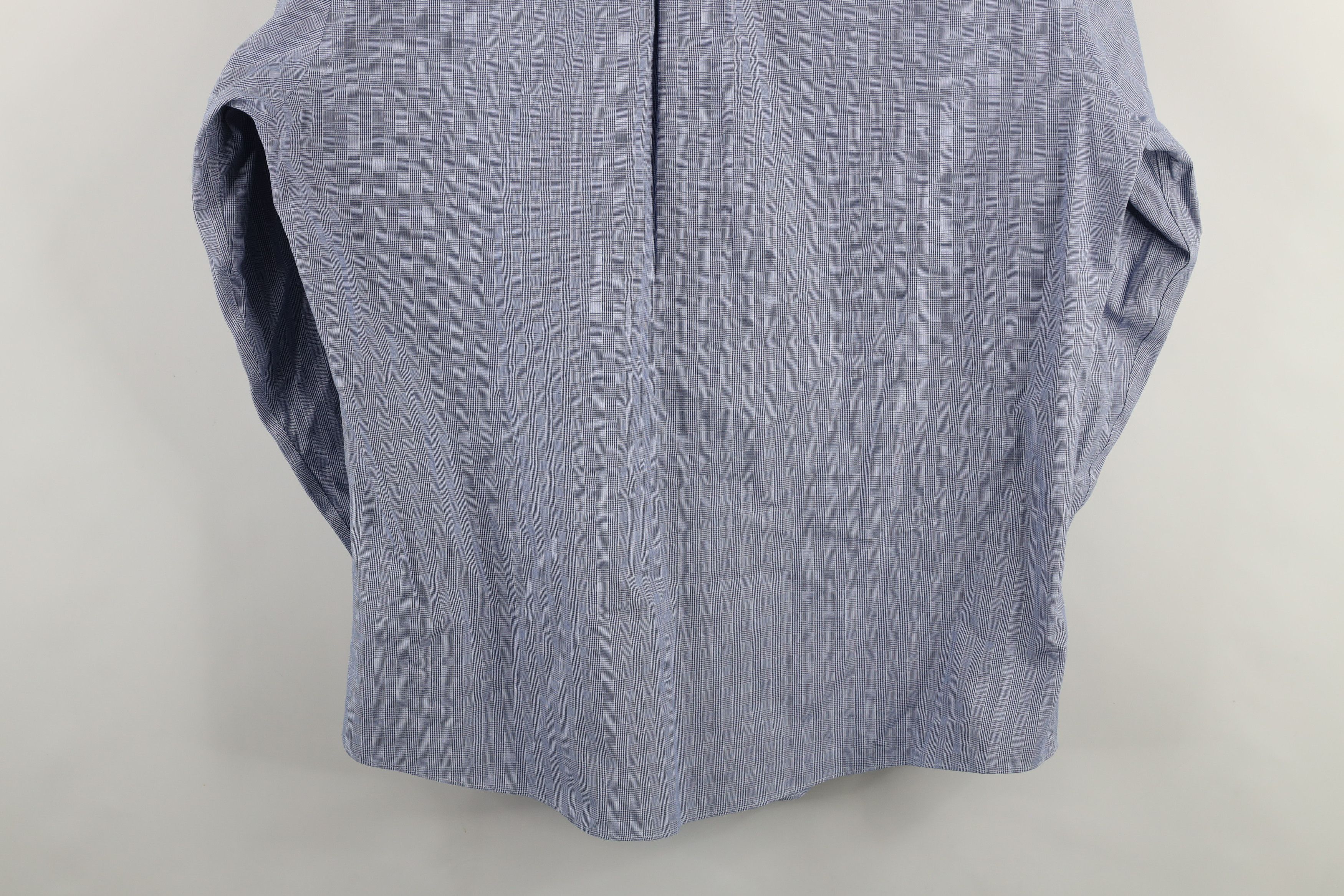 Brooks Brothers × Vintage Vintage 90s Brooks Brothers Non Iron Button Shirt Blue Plaid Size US M / EU 48-50 / 2 - 11 Thumbnail