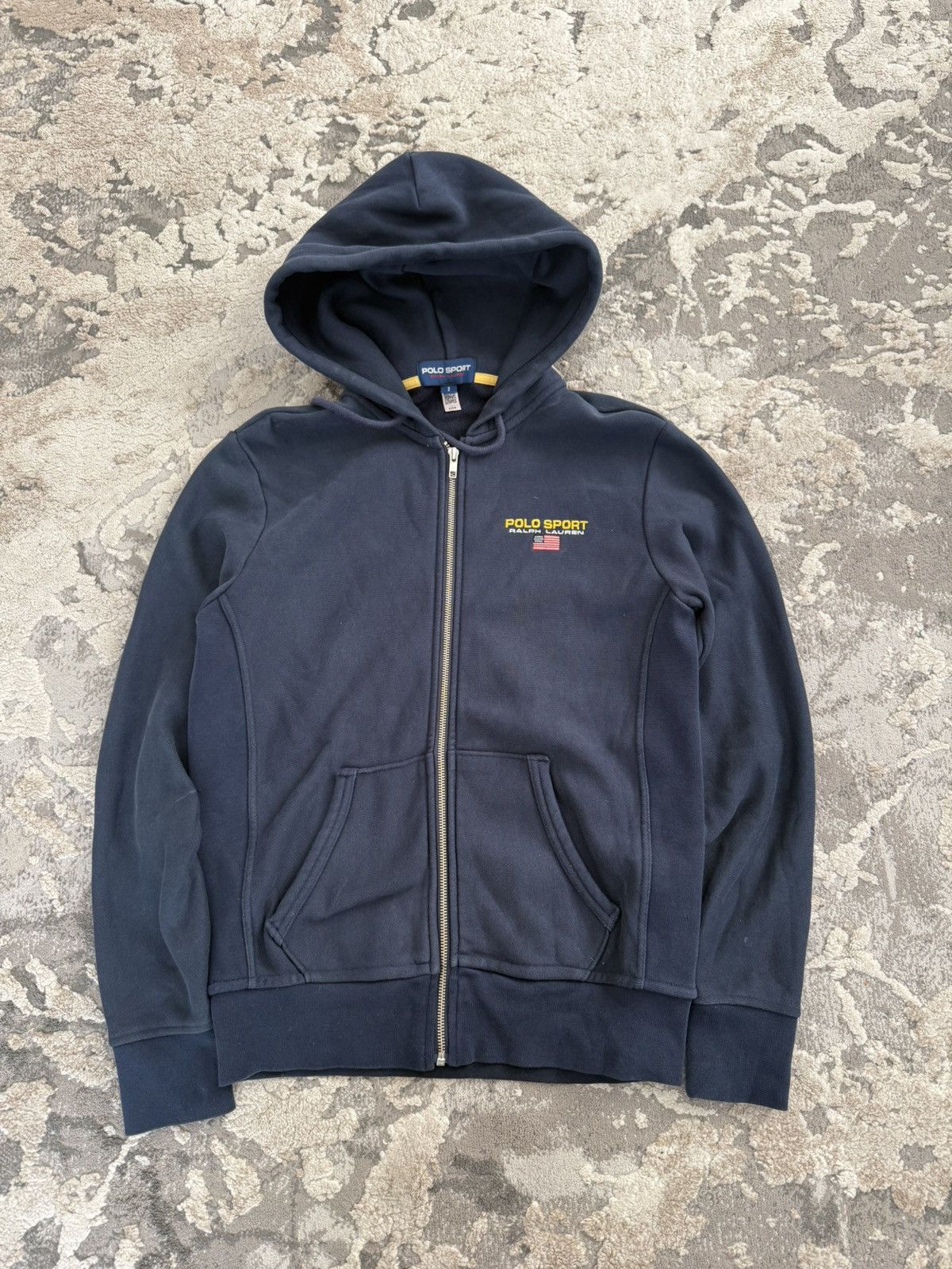 Polo Ralph Lauren Polo Sport Ralph Lauren Zip—Up Hoodie Navy S Size Men’s Y2K Size US S / EU 44-46 / 1 - 1 Thumbnail