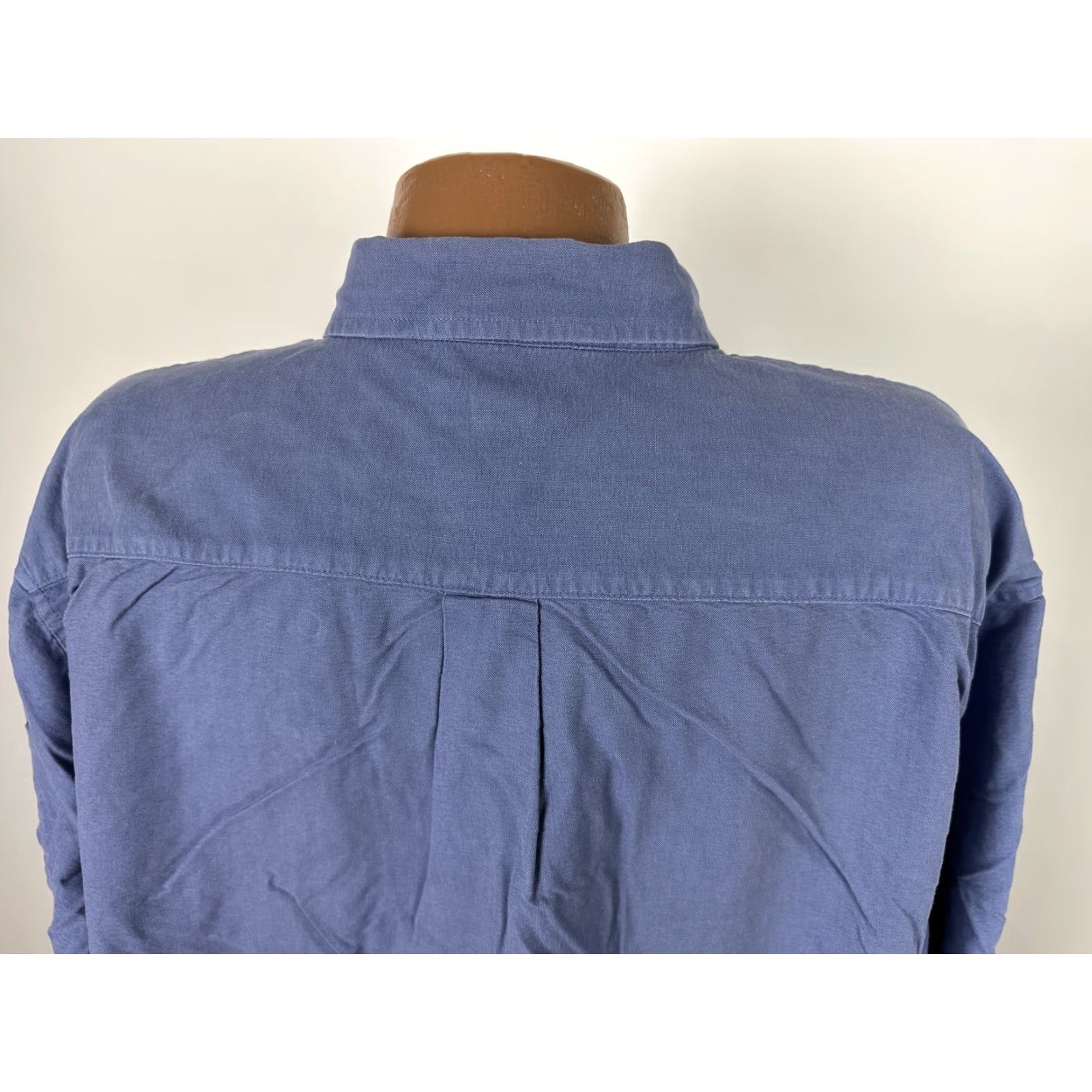 Old Navy VINTAGE Old Navy Shirt Men 2XL Oxford Casual Button-Up Heavyweight Oversized Blue Cotton Vintage Size US XXL / EU 58 / 5 - 7 Thumbnail