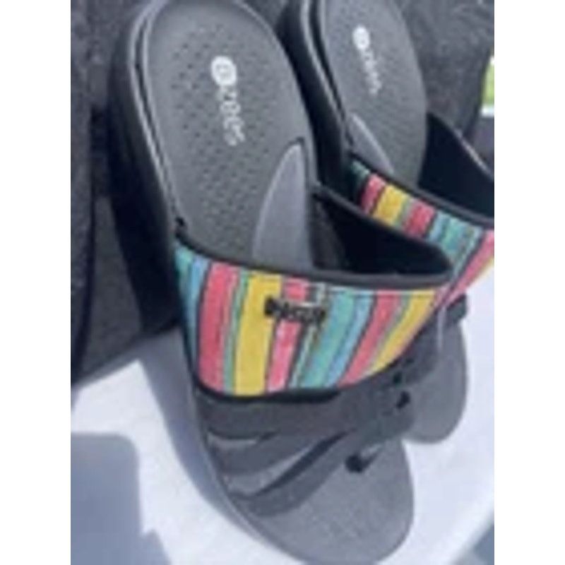 Other Bzees Smile Women's Size 9M Shoes Multicolor Bow Open Toe Size US 9 / IT 39 - 9 Thumbnail
