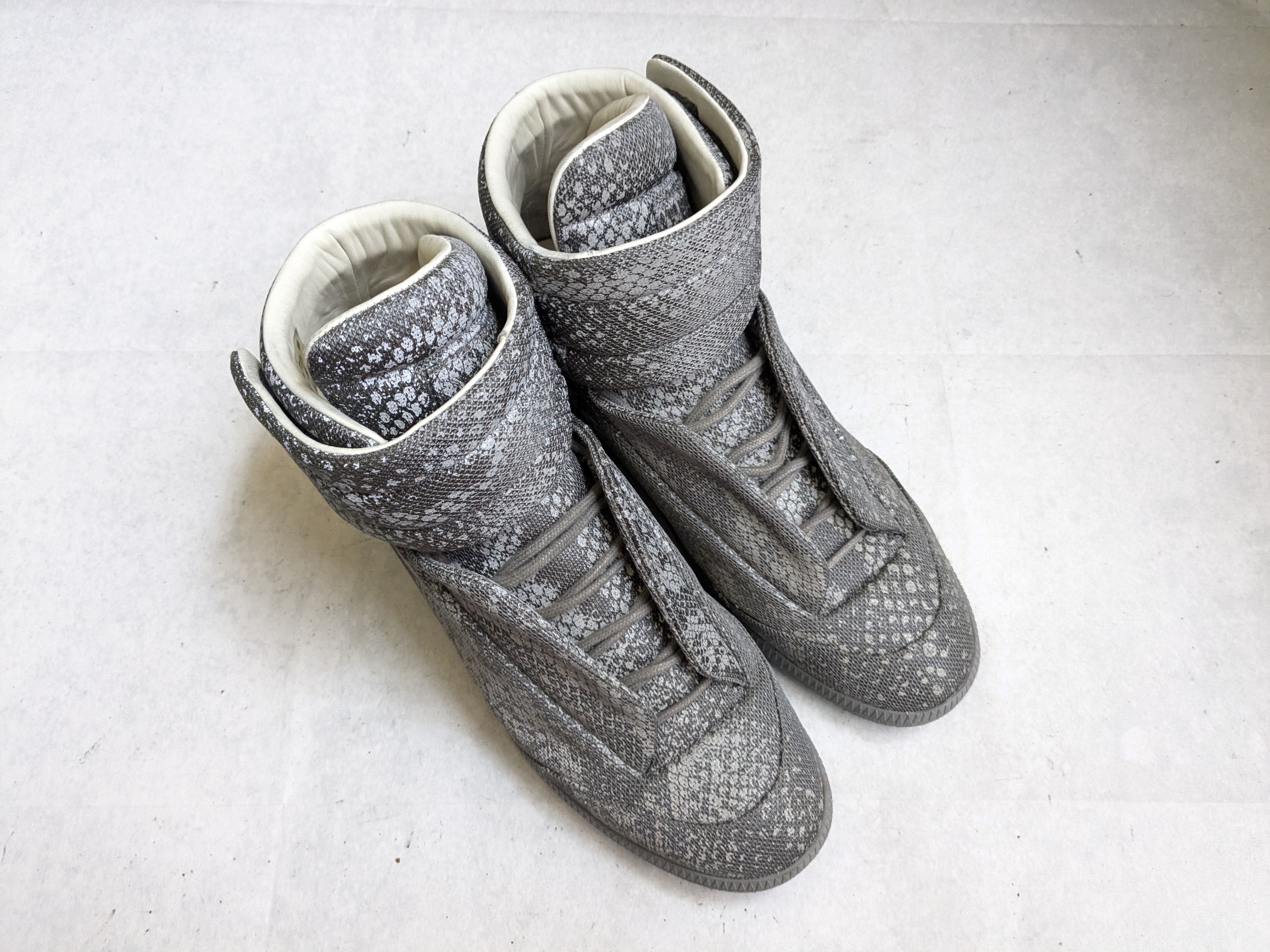 Maison Margiela Maison Margiela Future Gray 12 45 High Tops Reflective Size US 12 / EU 45 - 4 Thumbnail