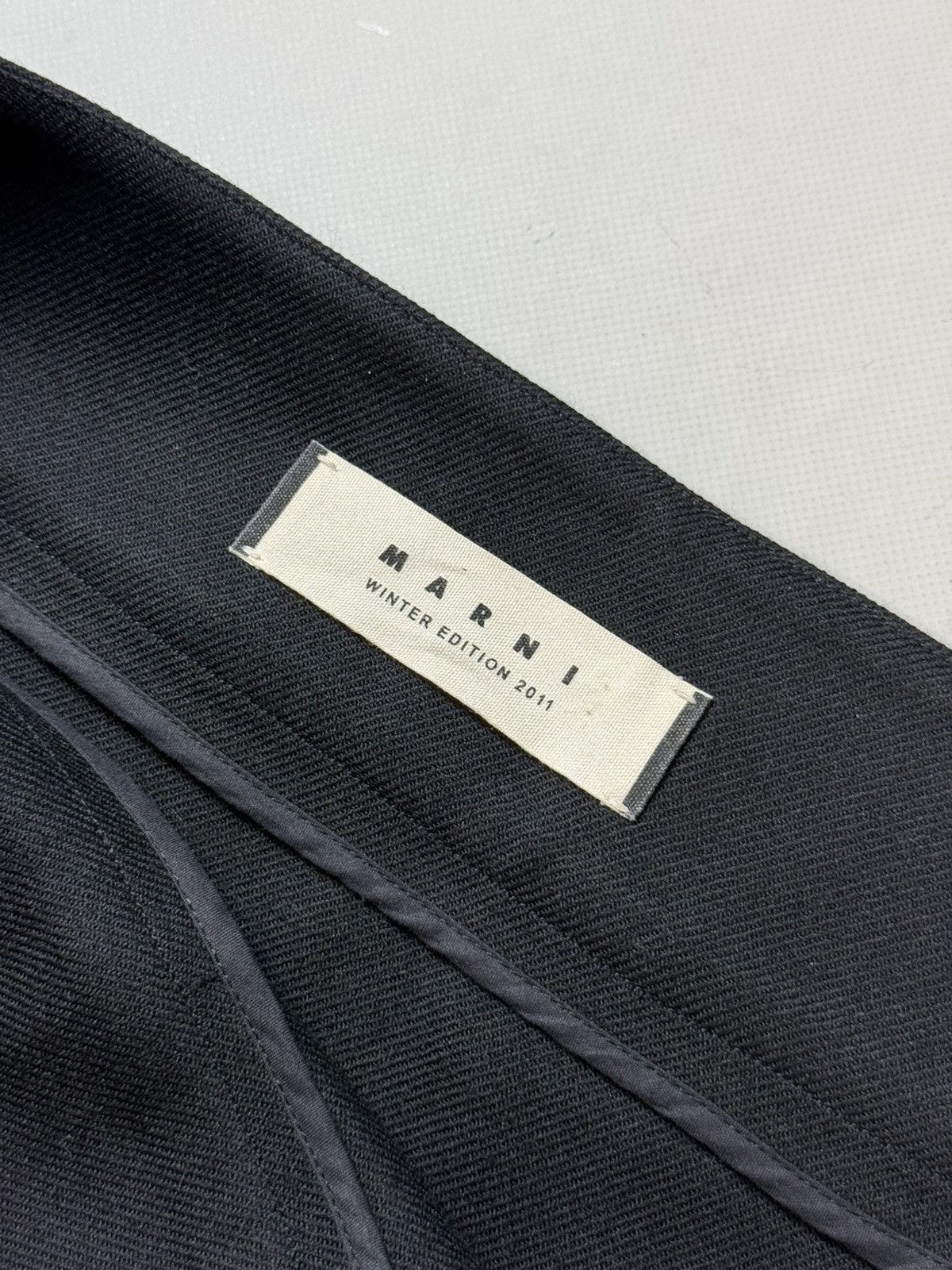 Marni Marni Comessa Ladies AW2011 Virgin Wool Pencil Skirt Size 44 Size 30" / US 8 / IT 44 - 11 Thumbnail