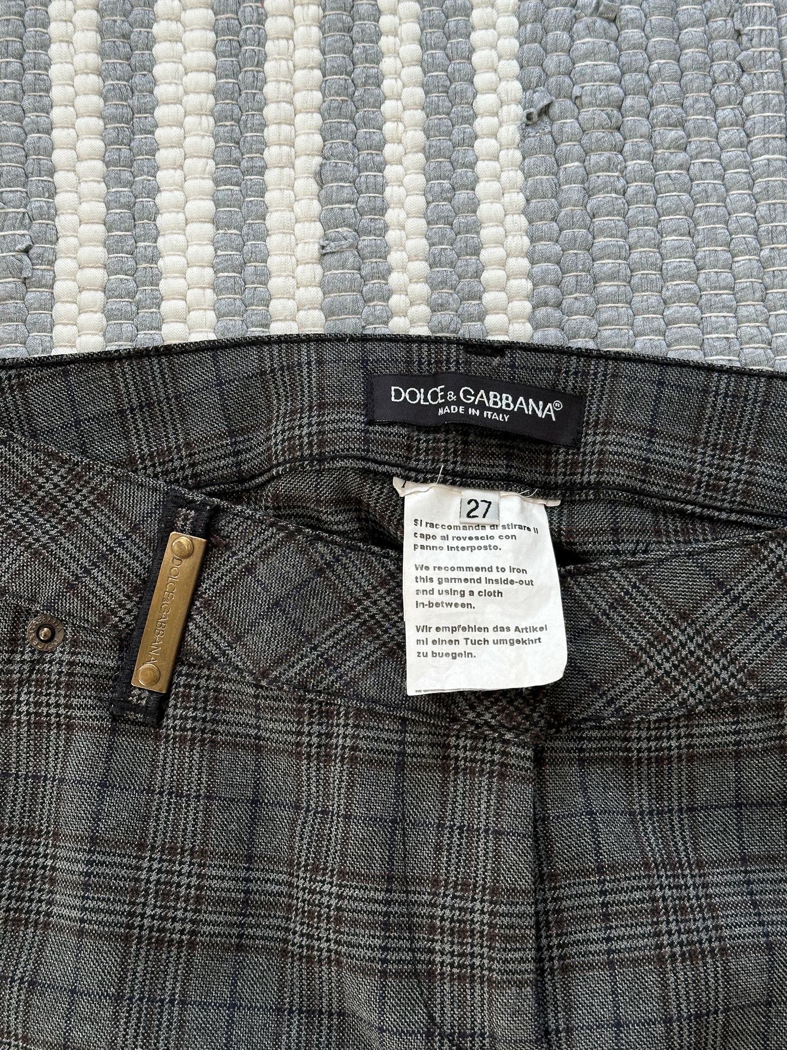 Dolce & Gabbana Dolce & Gabbana D&G Wool Pants Trousers Size 27" / US 4 / IT 40 - 5 Thumbnail