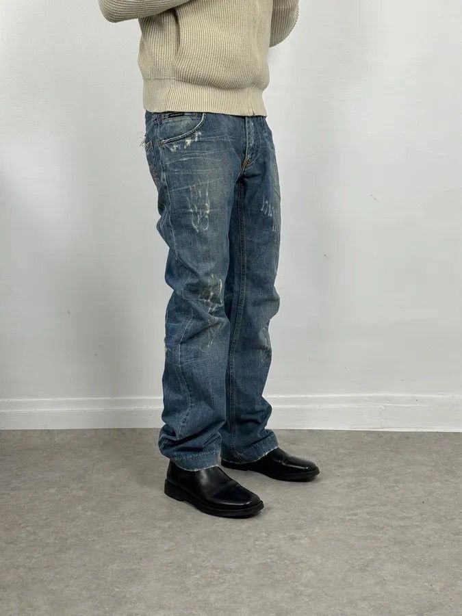 Dolce & Gabbana Vintage Dolce & Gabbana 16 Classic Distressed Jeans Size US 31 - 4 Thumbnail