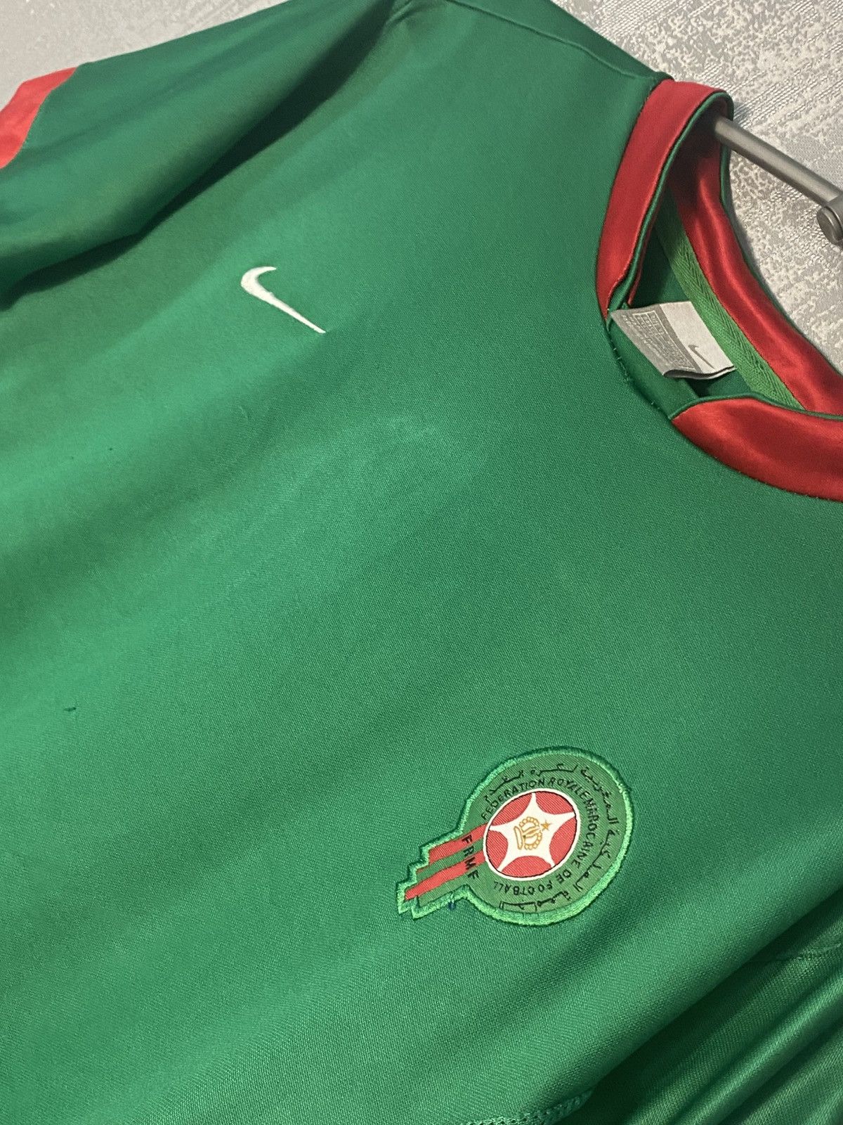 Nike Vintage Morocco Nike Soccer Football Jersey Size M-L Size US XL / EU 56 / 4 - 2 Thumbnail