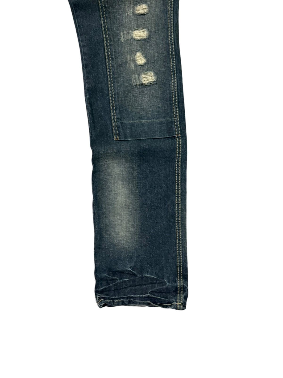 Japanese Brand Double Knee Multipocket Free Gate Distressed Denim Size US 29 - 8 Thumbnail