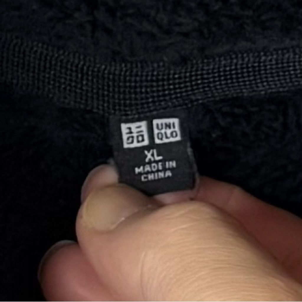 Uniqlo UNIQLO Women's Thick Black Sherpa Jacket Inner Pockets XL Size XL / US 12-14 / IT 48-50 - 4 Thumbnail