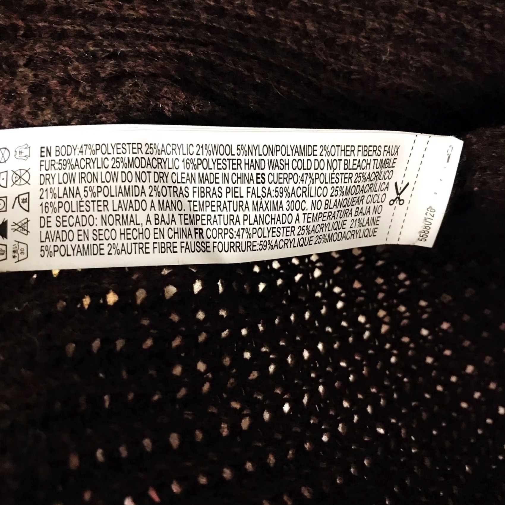 Forever 21 Forever 21 Women Knit Faux Fur Trim Detachable Collar Open Sweater Cardigan S Brown Wool Polyester Knit Fur Trim Womens Cardigan Size S / US 4 / IT 40 - 5 Thumbnail