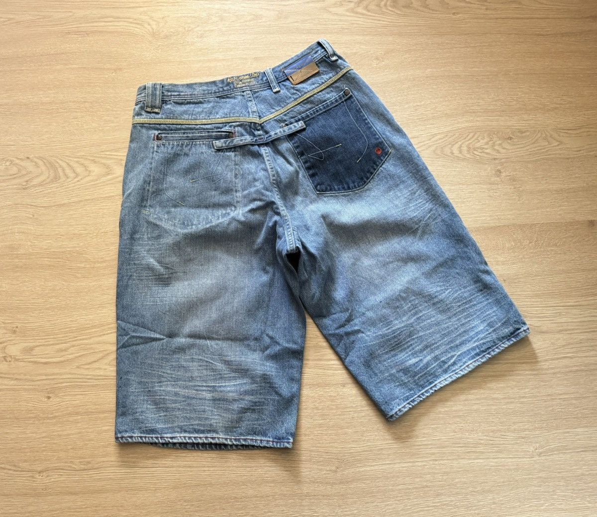Vintage Vintage 00’s Roca Wear Baggy y2k Baggy denim Hip-Hop Shorts Size US 34 / EU 50 - 7 Thumbnail