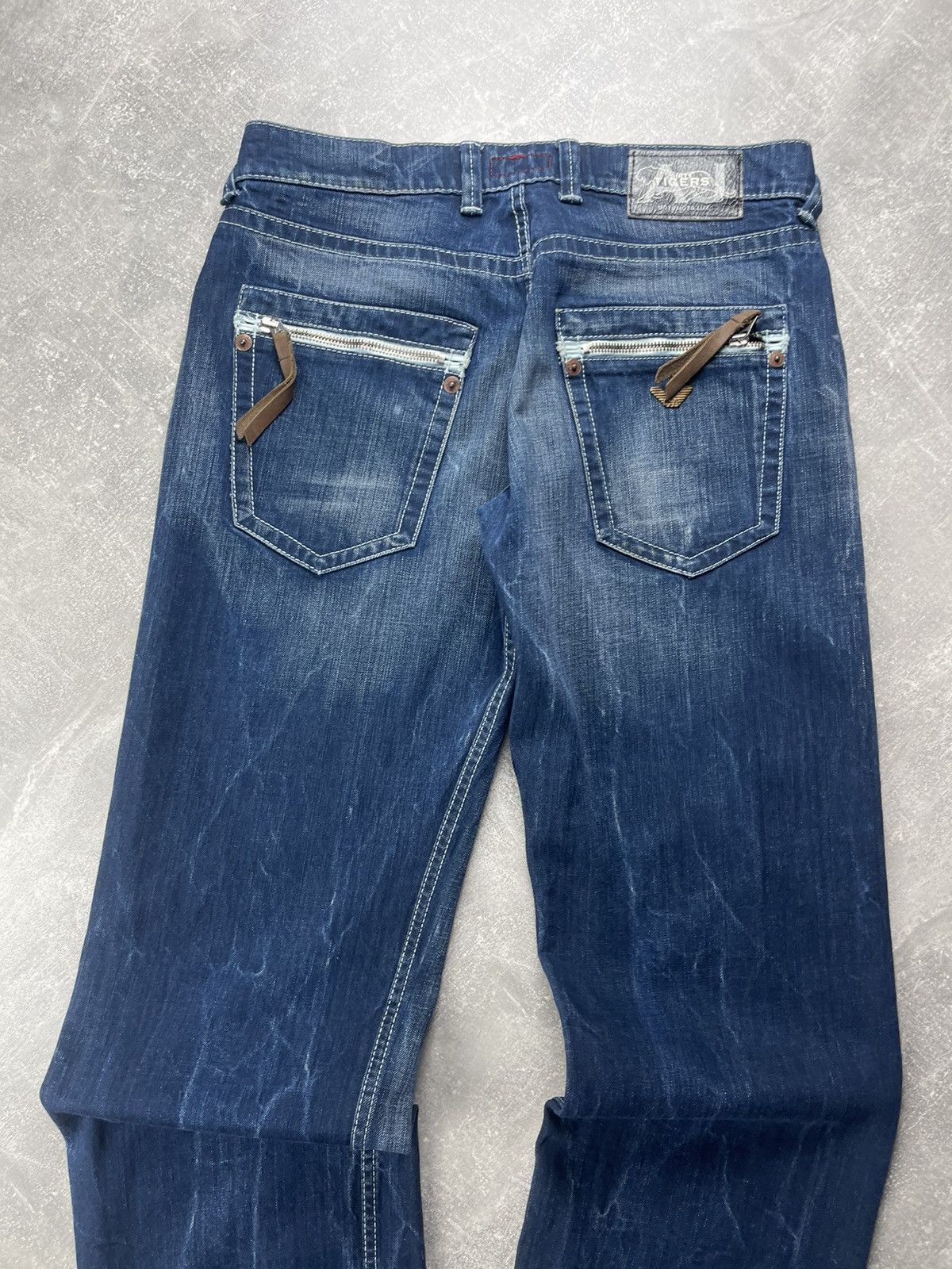 Armani Armani Jeans Vintage Indigo Blue Denim Zipper Pocket Jeans Size US 32 / EU 48 - 4 Thumbnail