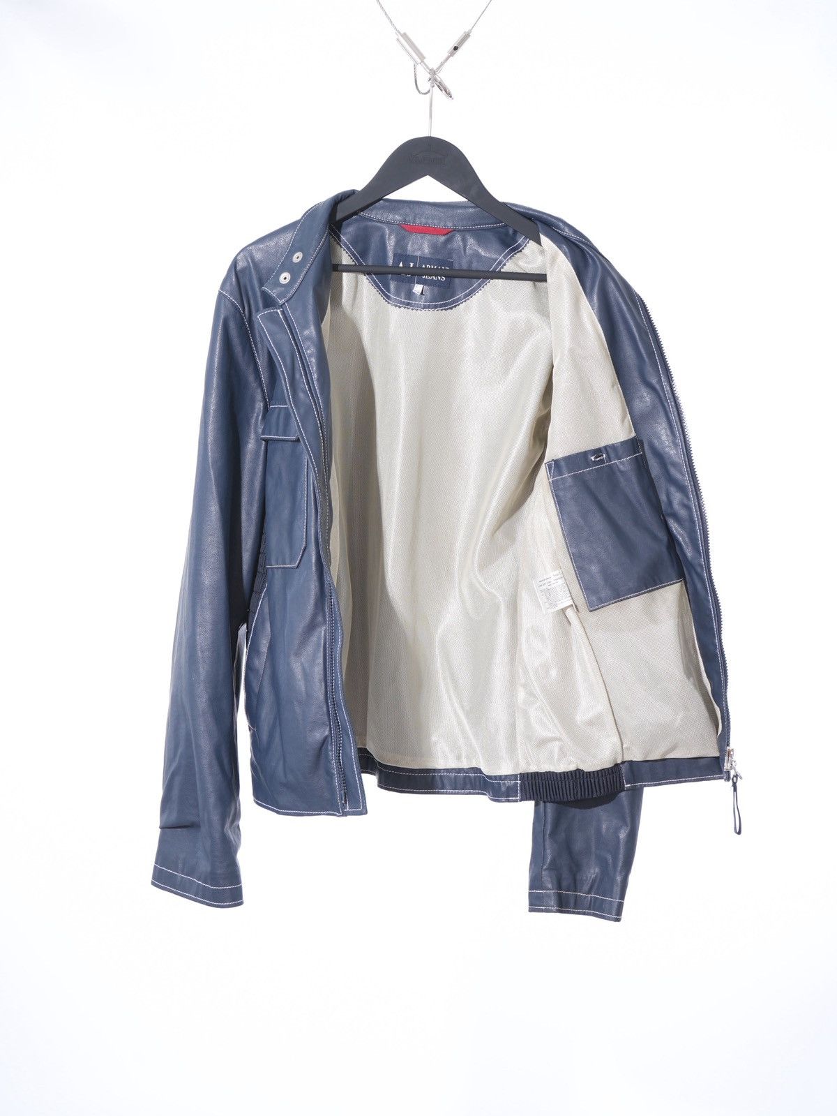 Armani ARMANI Jacket Work Harrington Style Biker Motorcycle Bomber Size US L / EU 52-54 / 3 - 6 Thumbnail