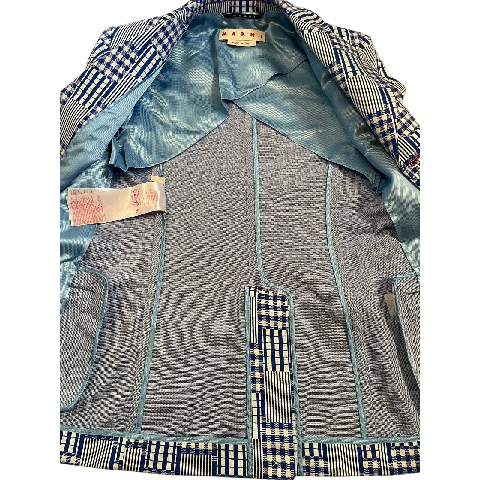 Marni Marni Blazer in Bluette, Size: 36 IT, NWT MSRP $2,600 Size XS / US 0-2 / IT 36-38 - 6 Thumbnail