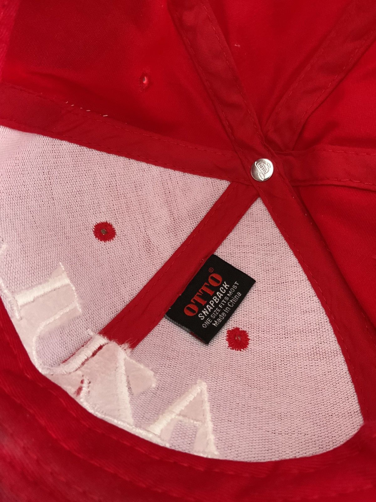 Japanese Brand AZUL by Moussy Otto Red Fade Hat Size ONE SIZE - 18 Thumbnail