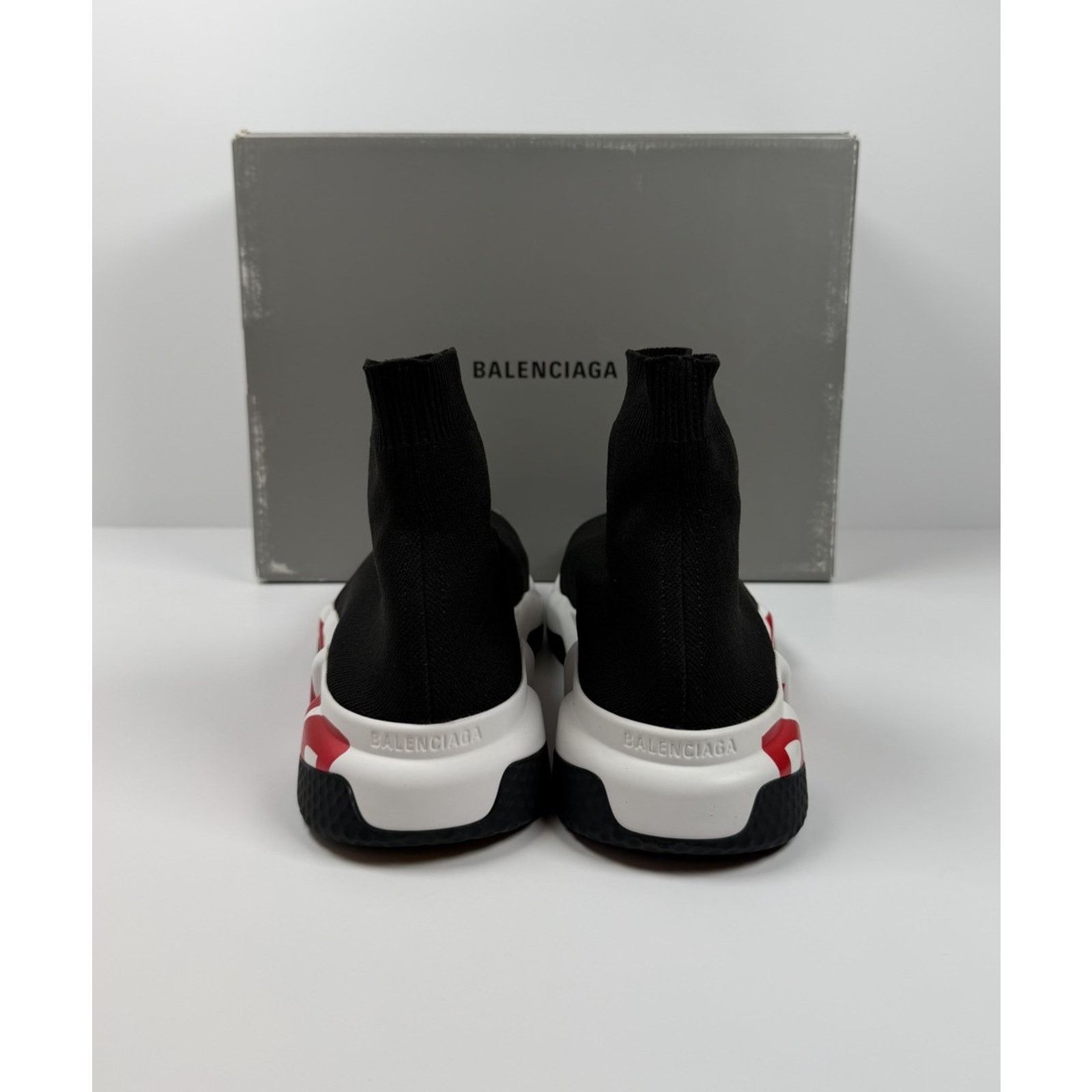 Balenciaga Size 41EU/8US - Balenciaga Speed Black Red Graffiti NEW! Size US 8 / EU 41 - 4 Thumbnail