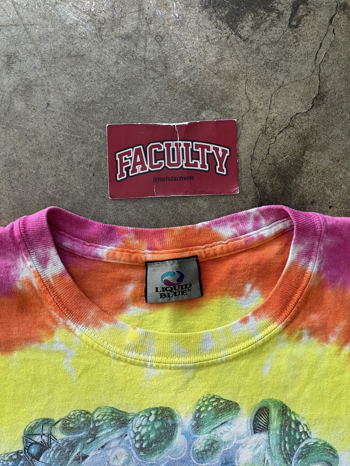 Liquid Blue × Vintage Vintage 1999 Liquid Blue Gnome Tie Dye Tee XL Size US XL / EU 56 / 4 - 3 Thumbnail