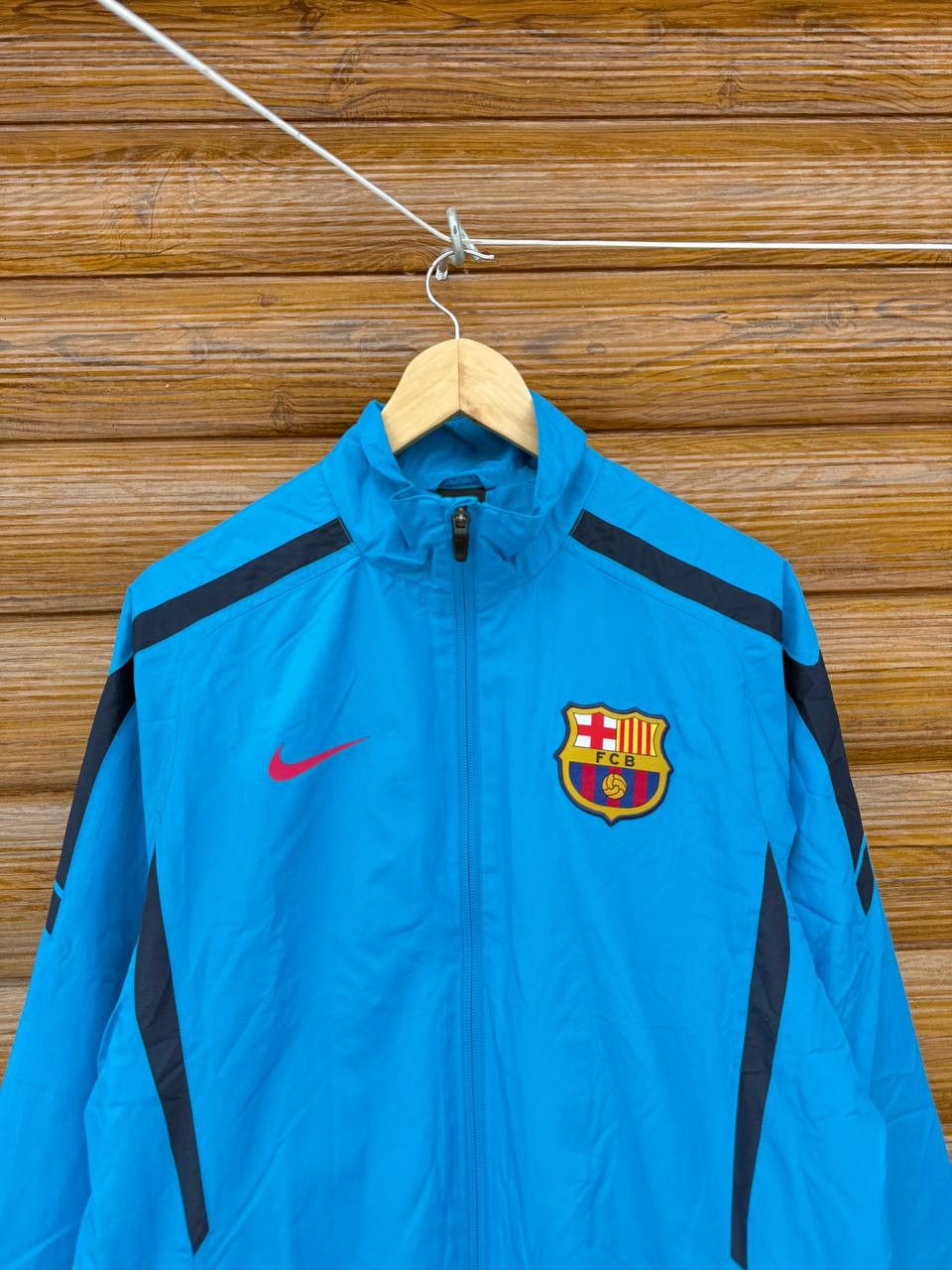 Nike Vintage Nike FC Barcelona Football Jacket Soccer Track Top Size US S / EU 44-46 / 1 - 2 Thumbnail