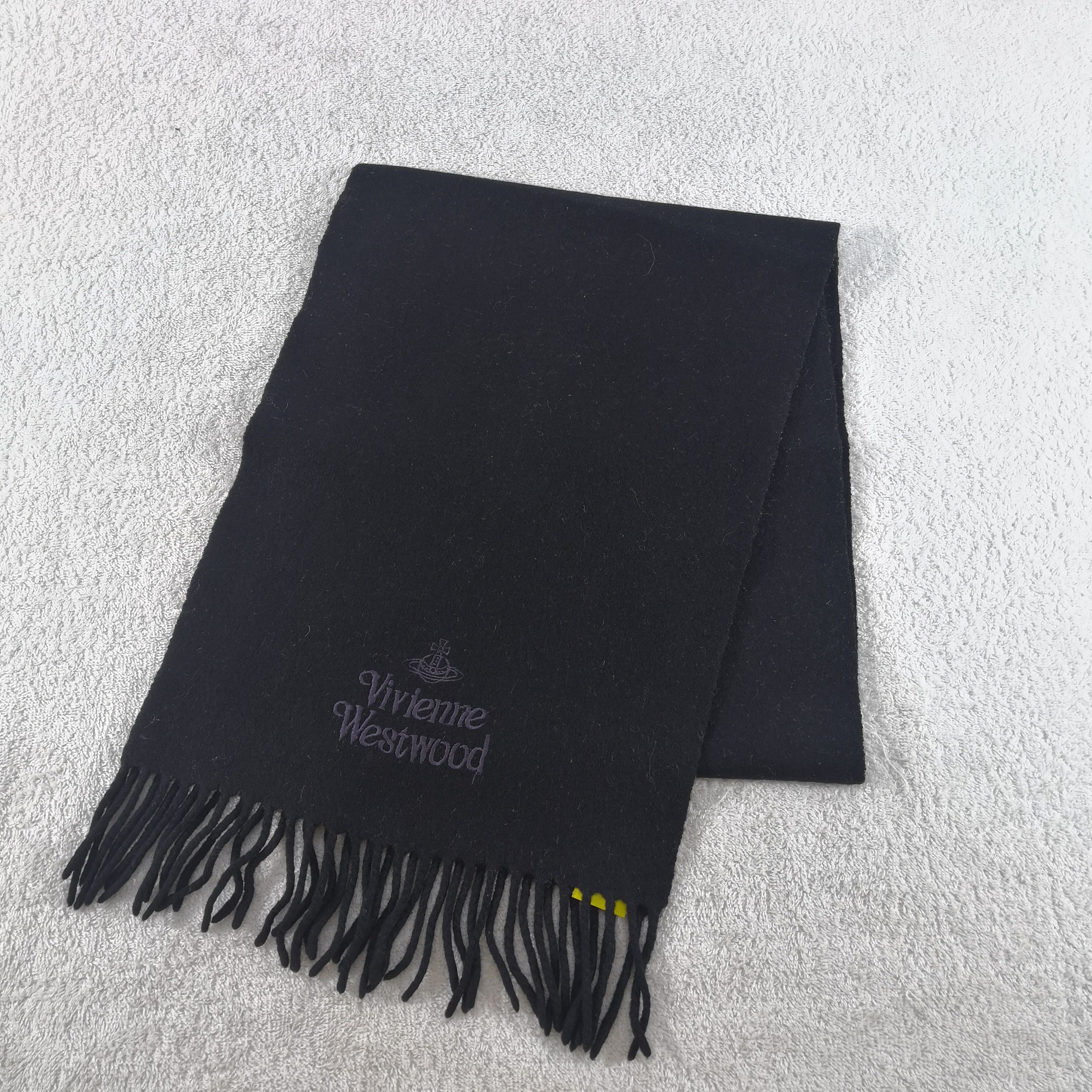Vintage × Vivienne Westwood Vintage Vivienne Westwood Orbs Scarf Wool Scarves. Size ONE SIZE - 4 Thumbnail