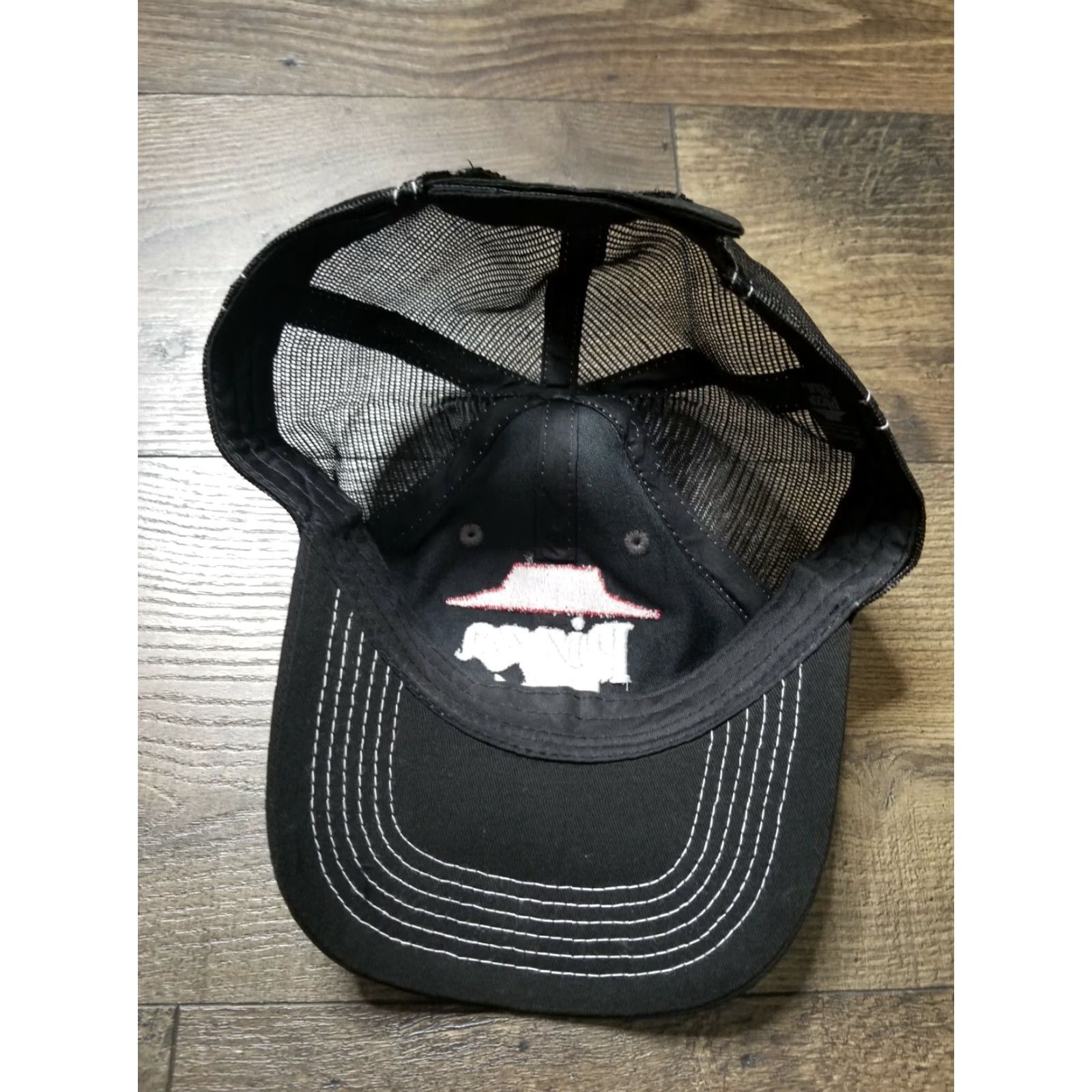 Vintage Pizza Hut Employee Promo Black Trucker Baseball Adjustable Hat Cap Mens Cap Size ONE SIZE - 2 Thumbnail
