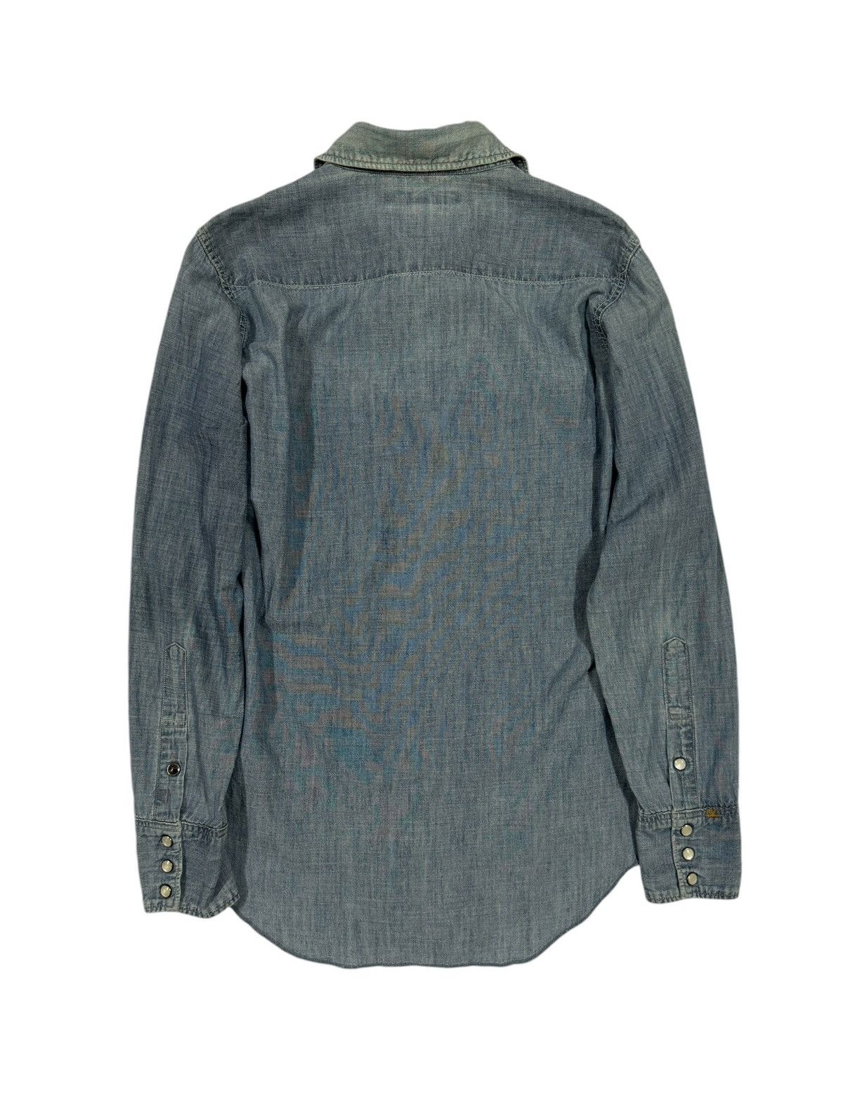 45rpm Vtg🔥45Rpm Washes Indigo Western Shirt Size US S / EU 44-46 / 1 - 2 Thumbnail
