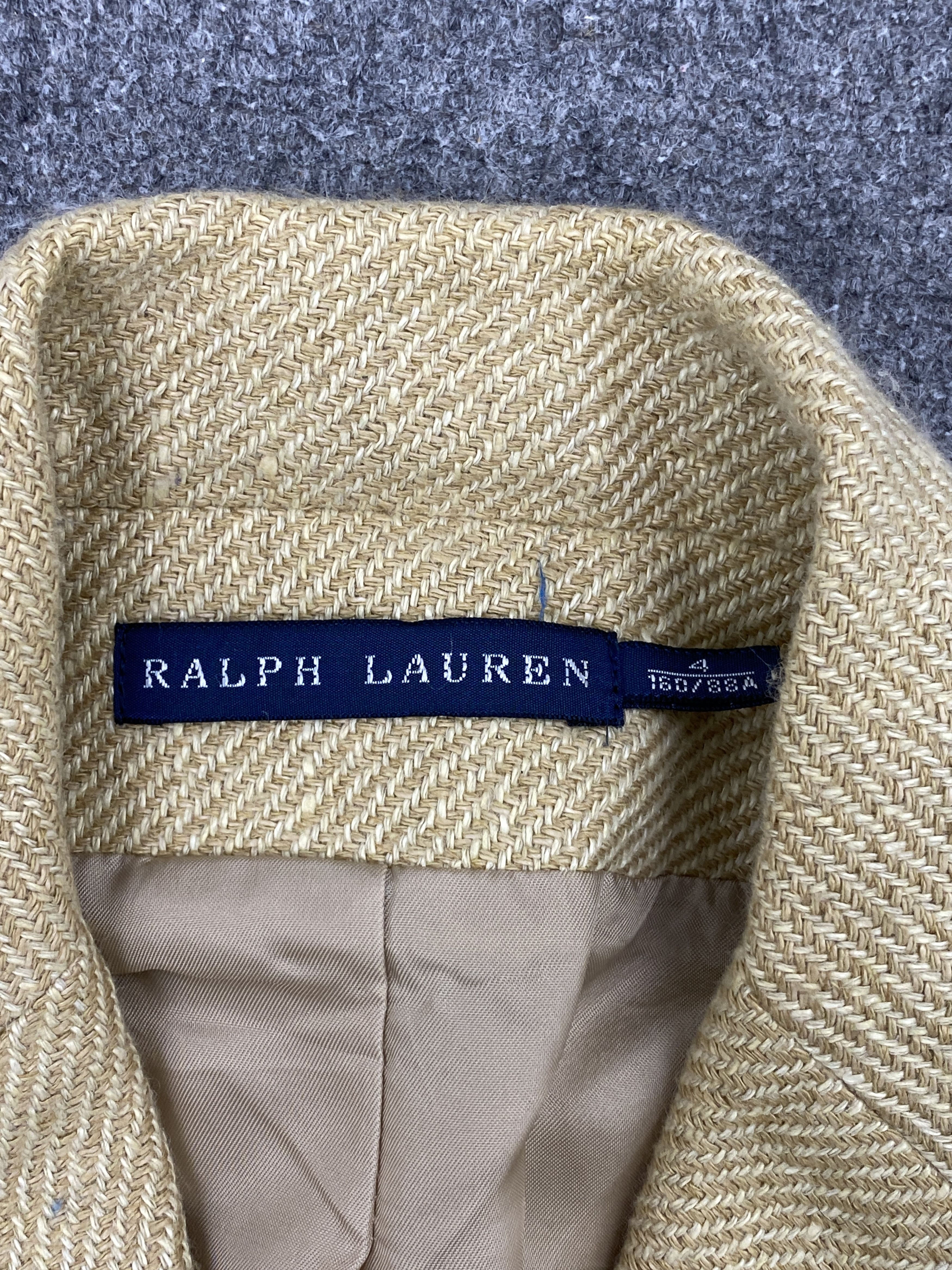 Designer Vintage Ralph Lauren Single Breasted Peacoat Jacket MJ0085Z Size US XS / EU 42 / 0 - 5 Thumbnail