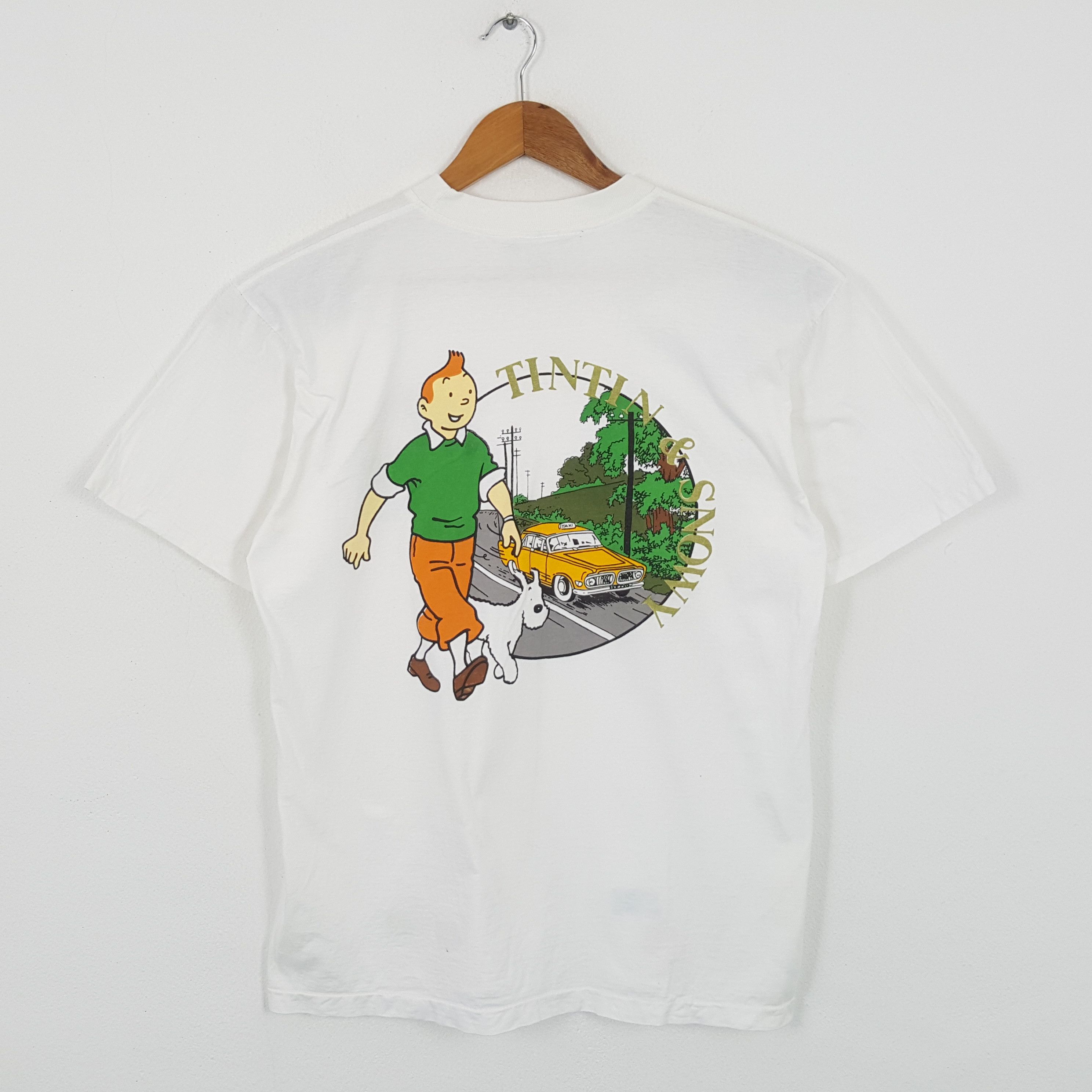 Vintage Vintage THE ADVENTURES OF TINTIN American Comic T-Shirts | Grailed