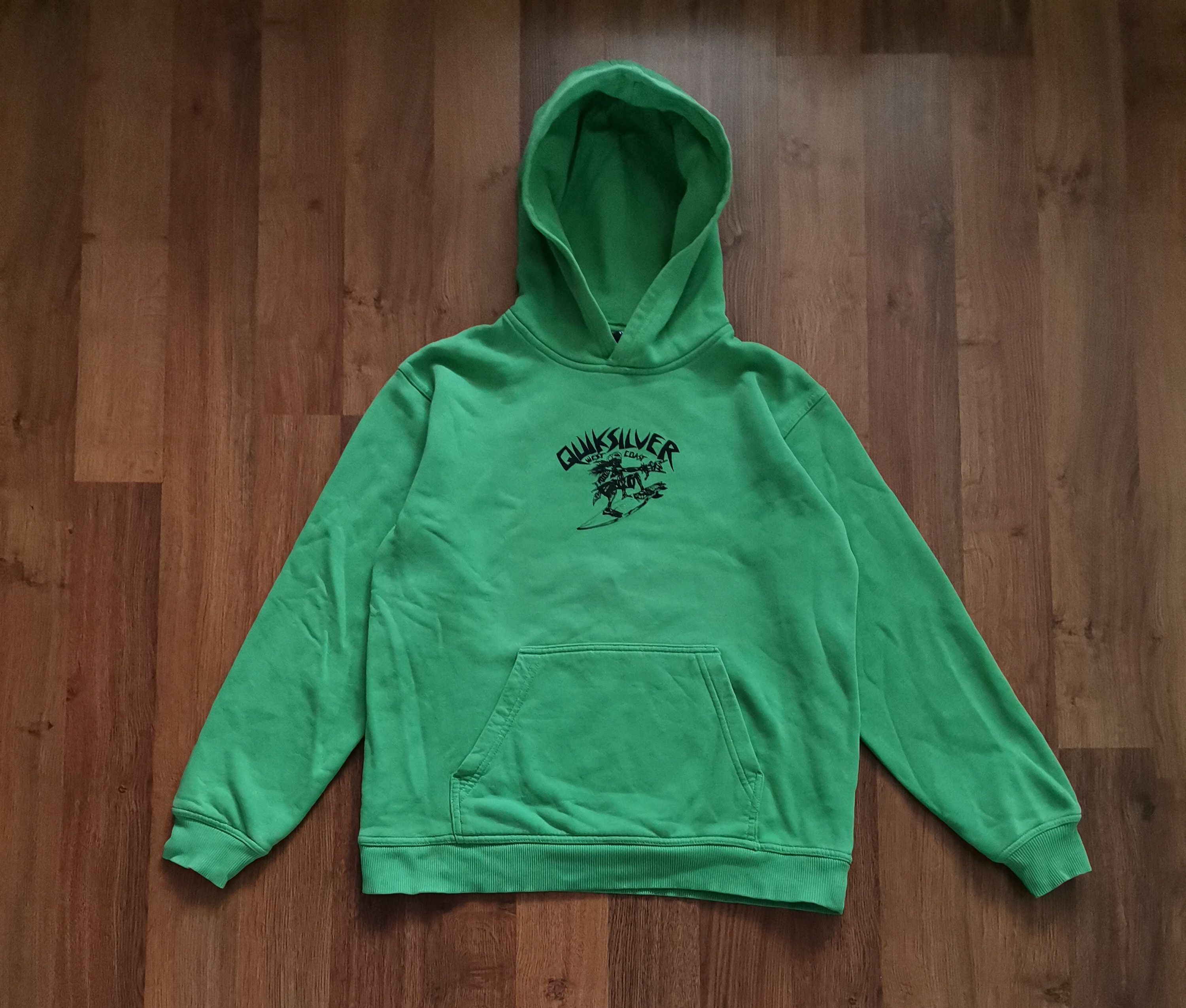 Quiksilver Vintage Quiksilver Hoodie Size US M / EU 48-50 / 2 - 1 Thumbnail