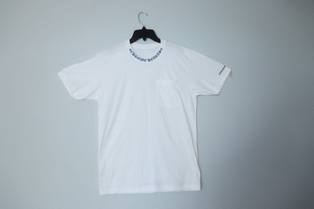Chrome Hearts Neck Letters Logo T-shirt