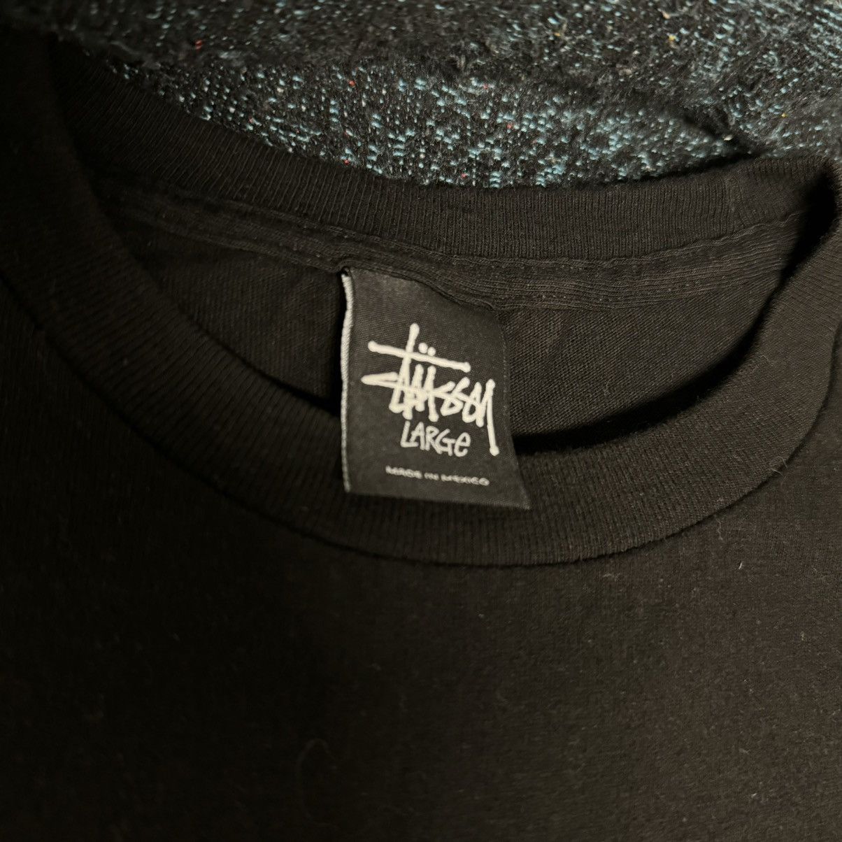 Stussy × Vintage STUSSY LOGO TEE BLACK/GOLD Size US L / EU 52-54 / 3 - 3 Thumbnail