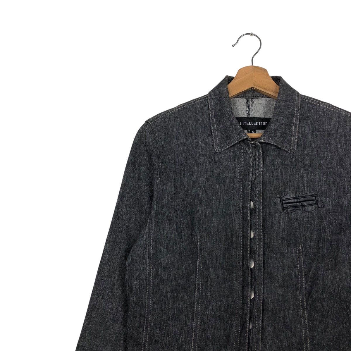Issey Miyake 📌Vintage Chore Worker Denim Jacket Intellection Size US M / EU 48-50 / 2 - 8 Thumbnail