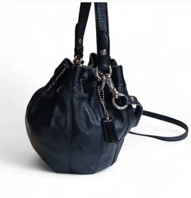 Coach Coach Mia Black Drawstring Bucket Bag 14601 | Black Size ONE SIZE - 3 Thumbnail