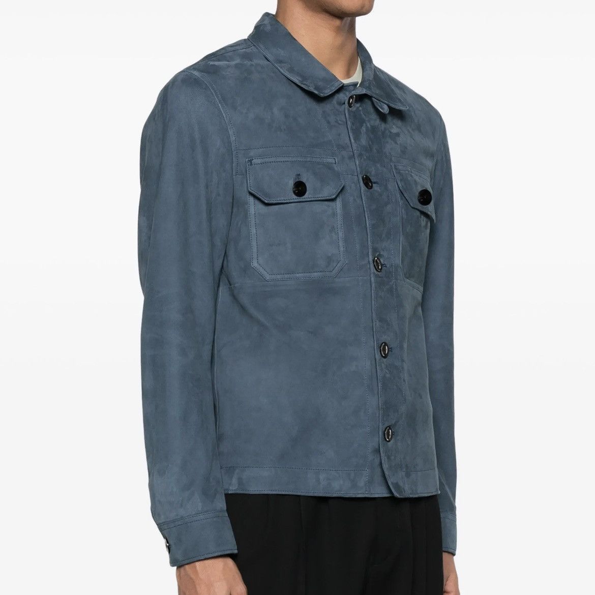 Tom Ford Tom Ford Suede Overshirt in XL Size US XL / EU 56 / 4 - 4 Thumbnail