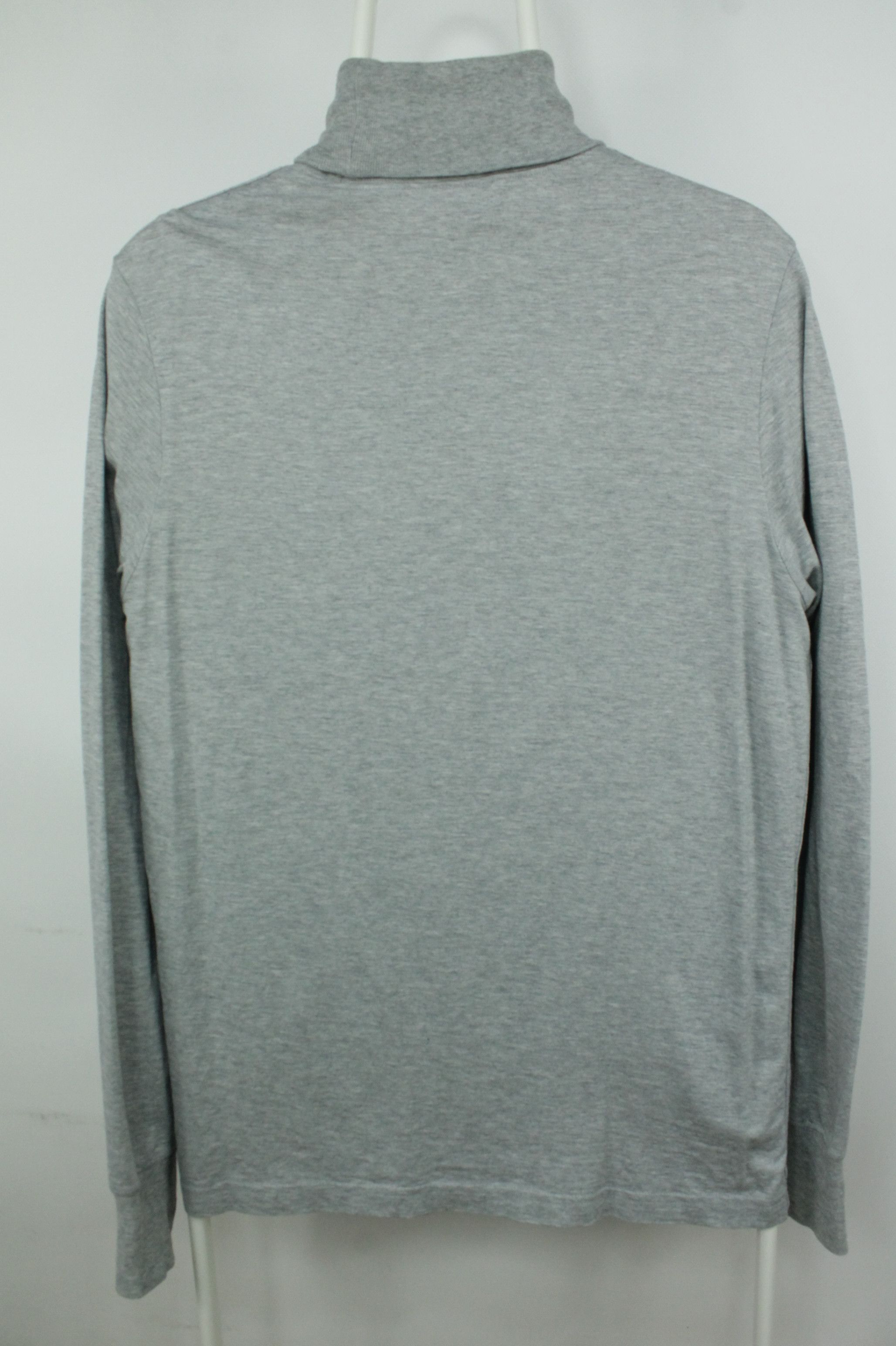 Lacoste Lacoste Regular Fit Gray Cotton Turtleneck Shirt Size US M / EU 48-50 / 2 - 7 Thumbnail