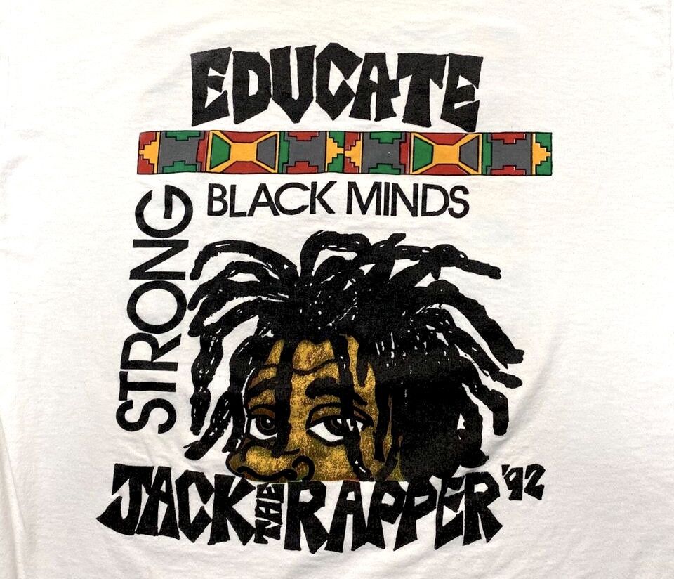 Rap Tees RARE VTG 90s 1992 Jack The Rapper Convention Rap T Size US XL / EU 56 / 4 - 3 Thumbnail