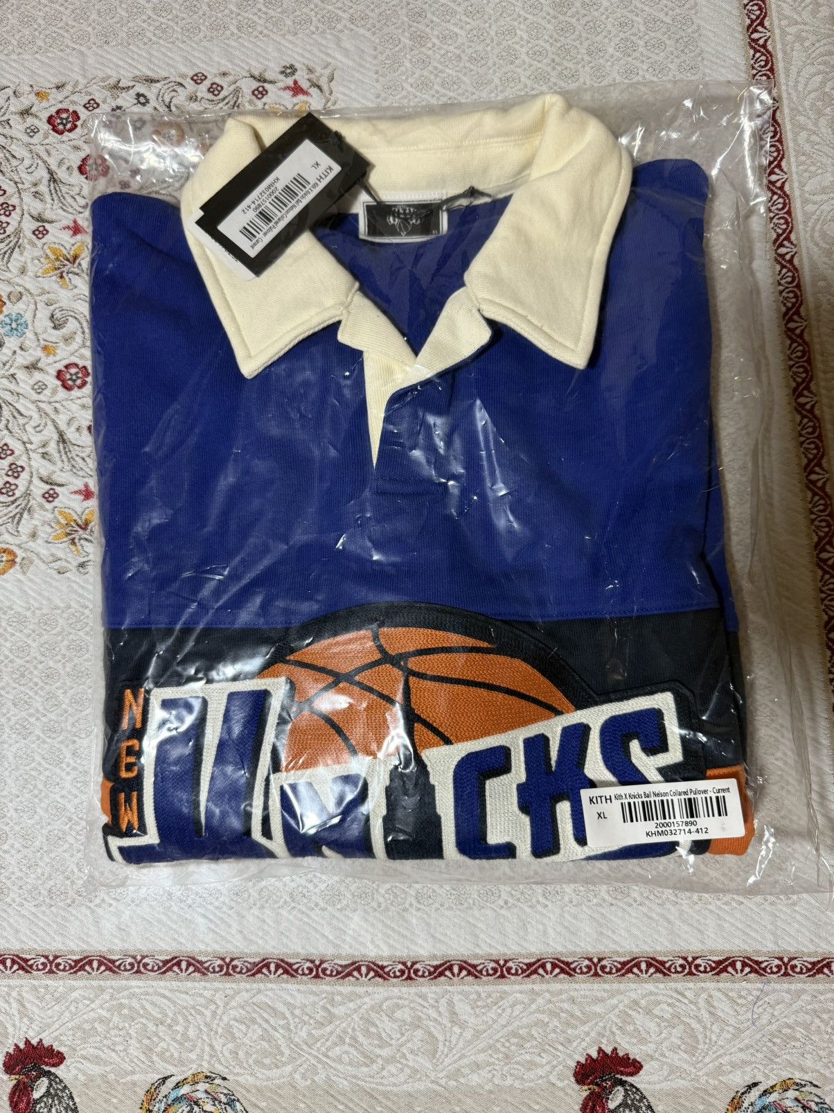 Kith Kith for New York Knicks Ball Nelson Collared Pullover Sz XL Size US XL / EU 56 / 4 - 7 Thumbnail