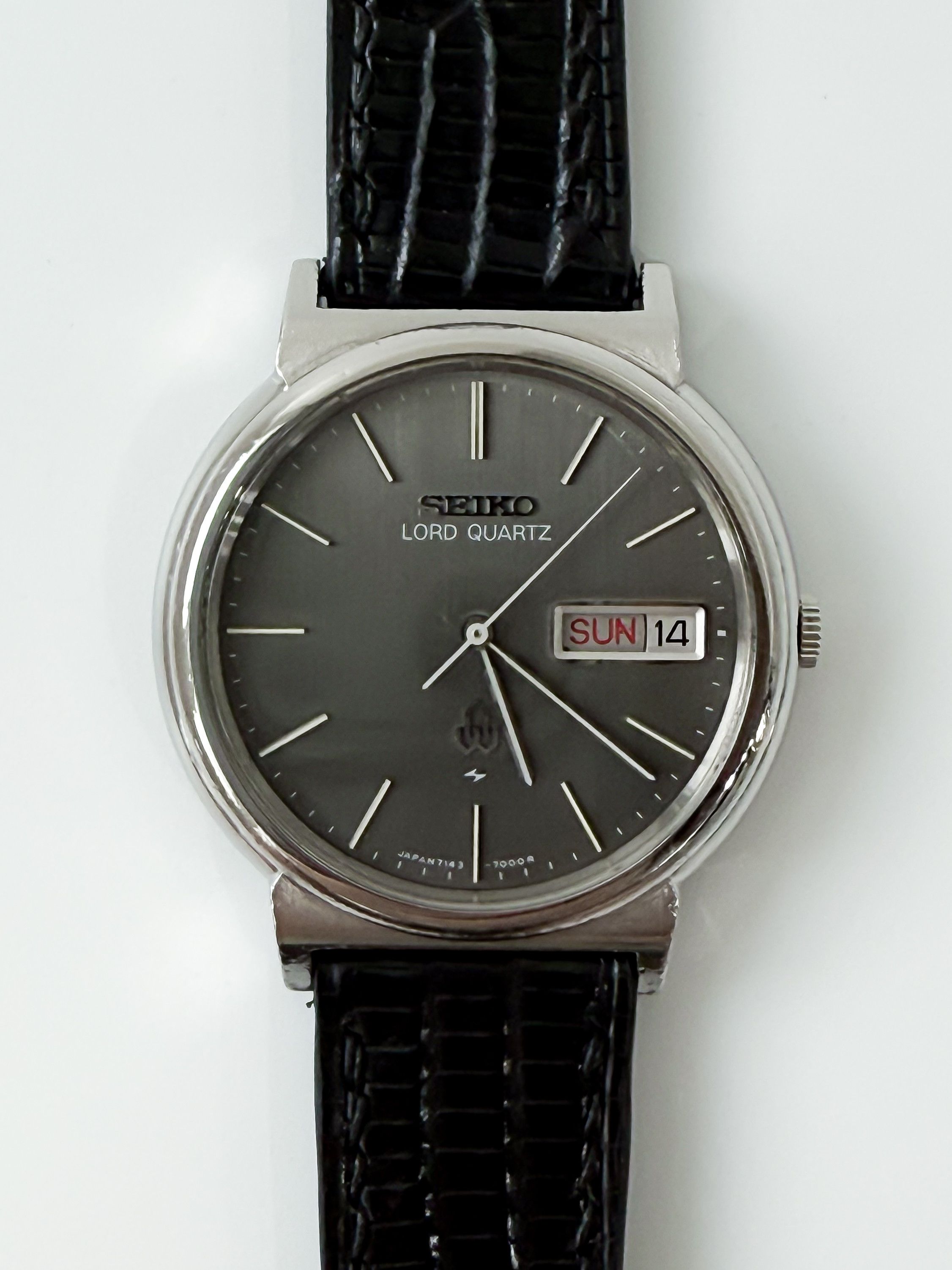 Seiko Seiko Lord Quartz 7143-7000 Dark Gray Dial Size ONE SIZE - 4 Thumbnail