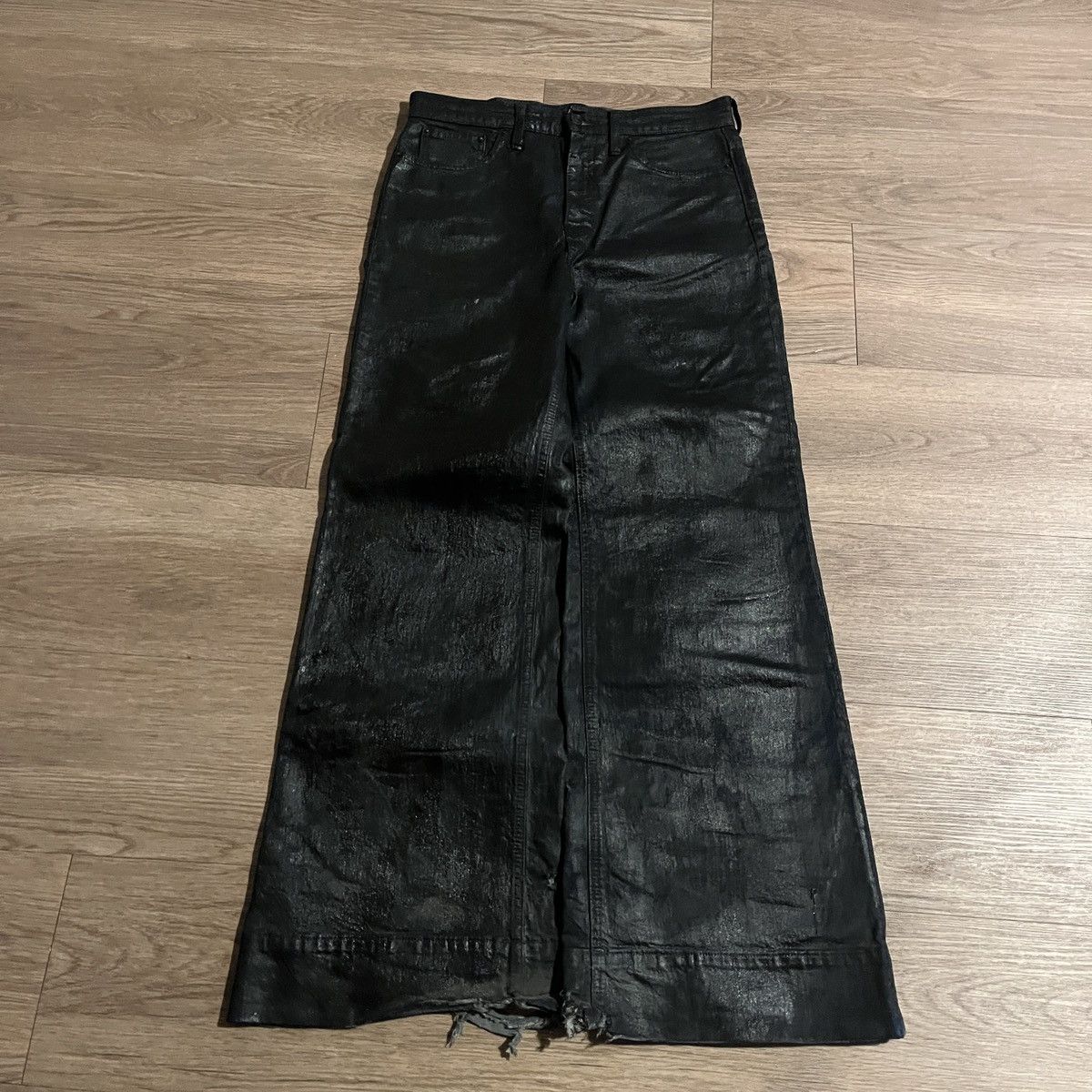 J.Crew Custom Waxed/Painted Baggy Flares Size US 34 / EU 50 - 1 Thumbnail