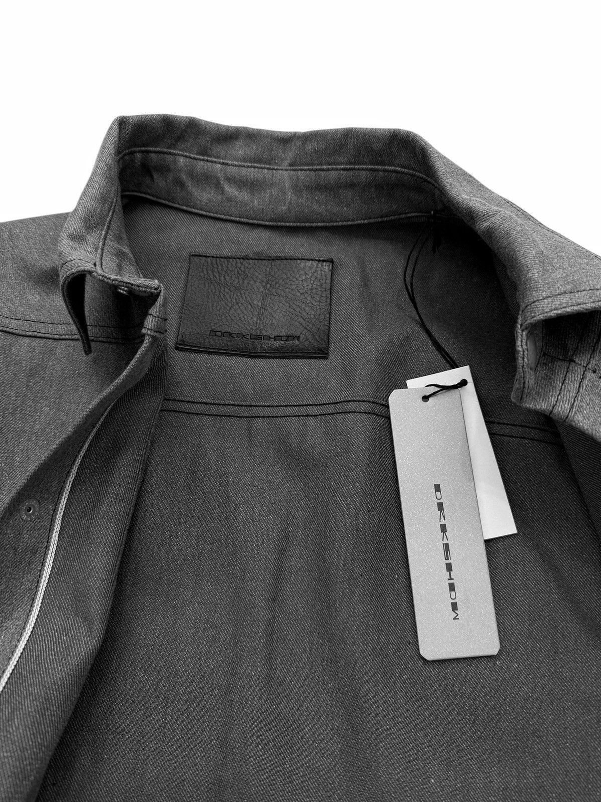 Rick Owens × Rick Owens Drkshdw Limited Japanese Selvedge Denim Jumbo Outershirt Size US M / EU 48-50 / 2 - 6 Thumbnail